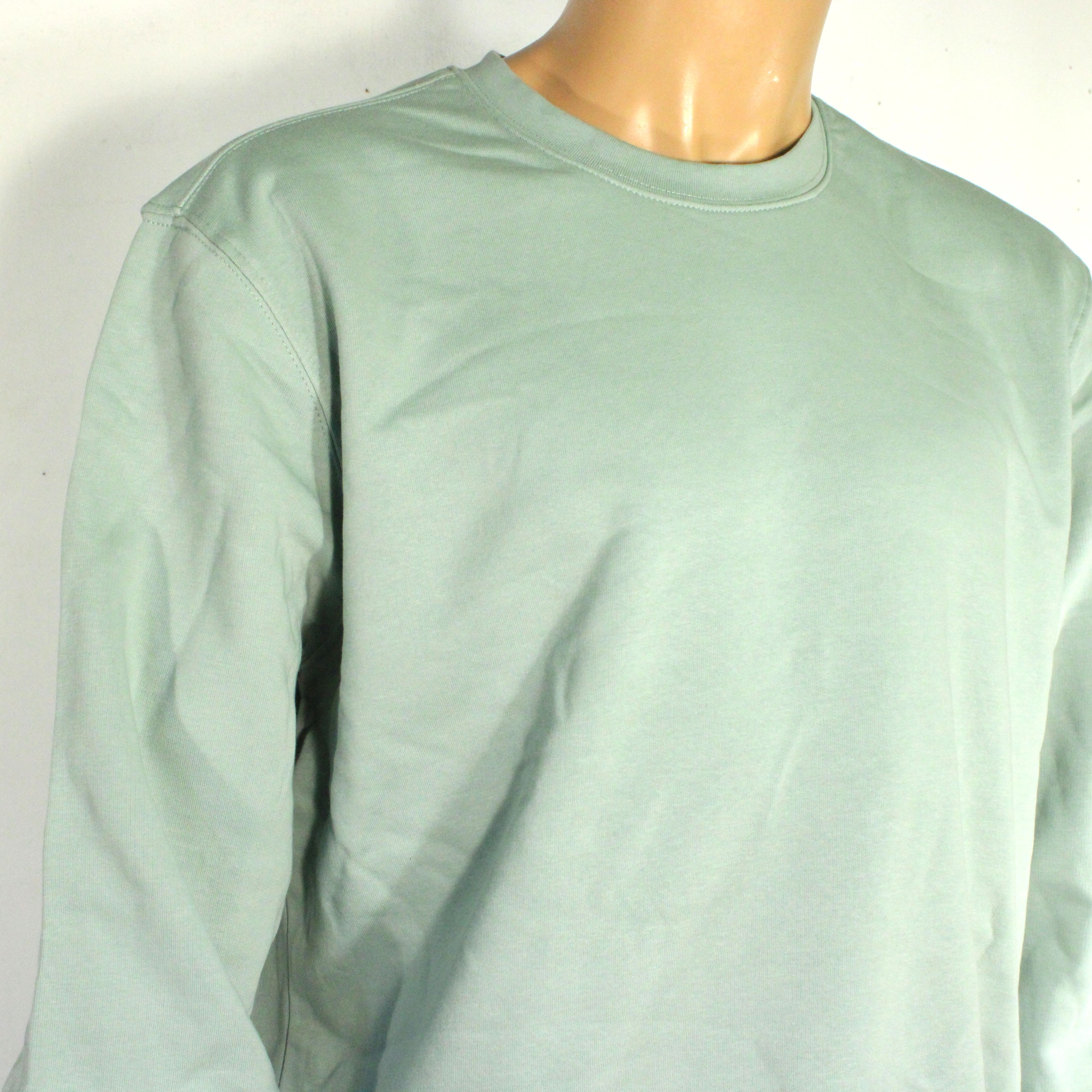 Sweat Mixte Vert Amande Coton Bio Taille M - Photo 4