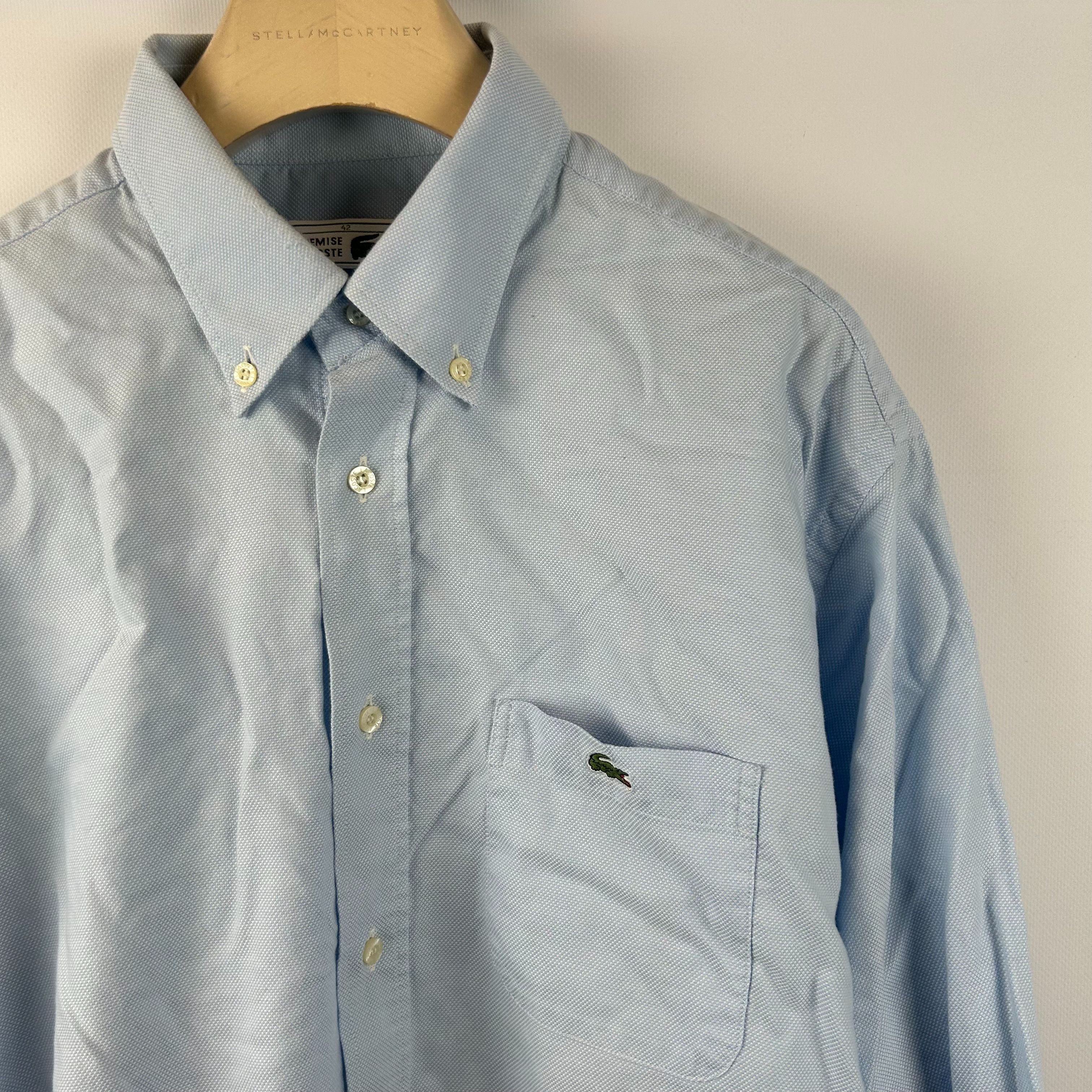 Lacoste - Chemise bleue - Taille 48 - Photo 1