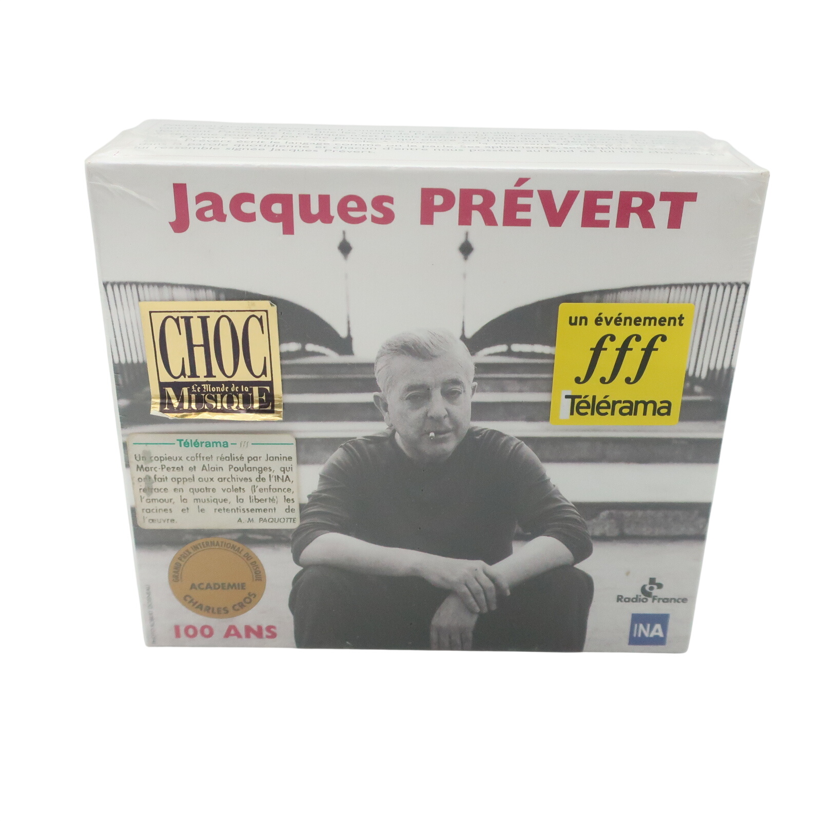 Acheter Coffret 4 CD " Jacques Prévert 200 Barclay (Sous Blister) Comme neuf - 10,00 € Coffret 4 CD " Jacques Prévert 200 Barclay (Sous Blister) Comme neuf - reconditionné disponible sur Label Emmaüs
