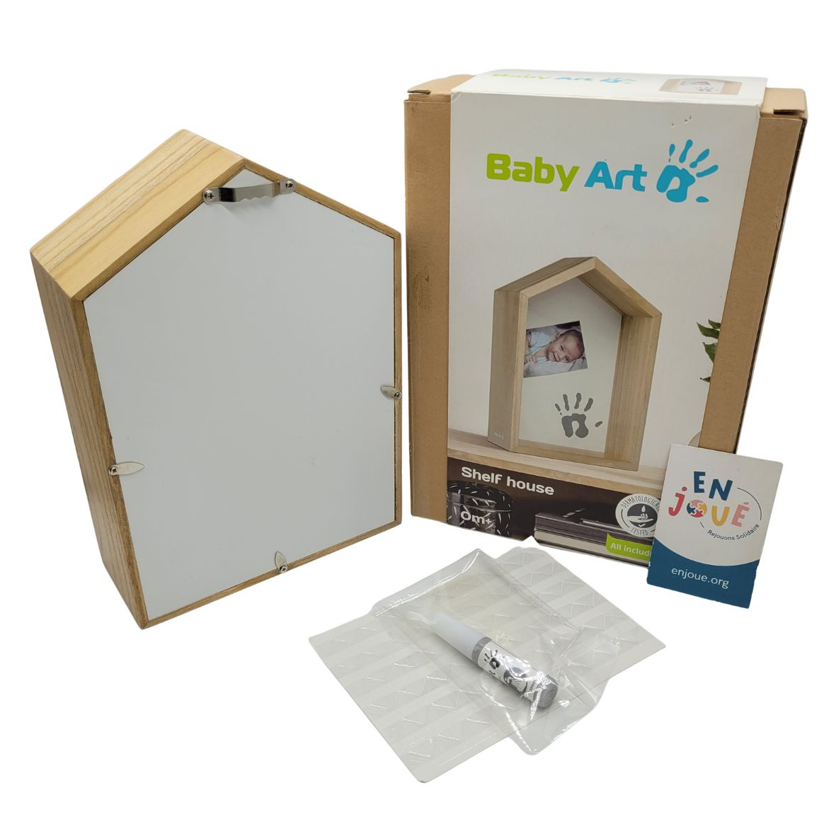 Voir photo 4 de Baby Art - Étagère maison empreinte - Dés la naissance. Baby Art - Étagère maison empreinte - Dés la naissance. Bon état - Vue 4 -