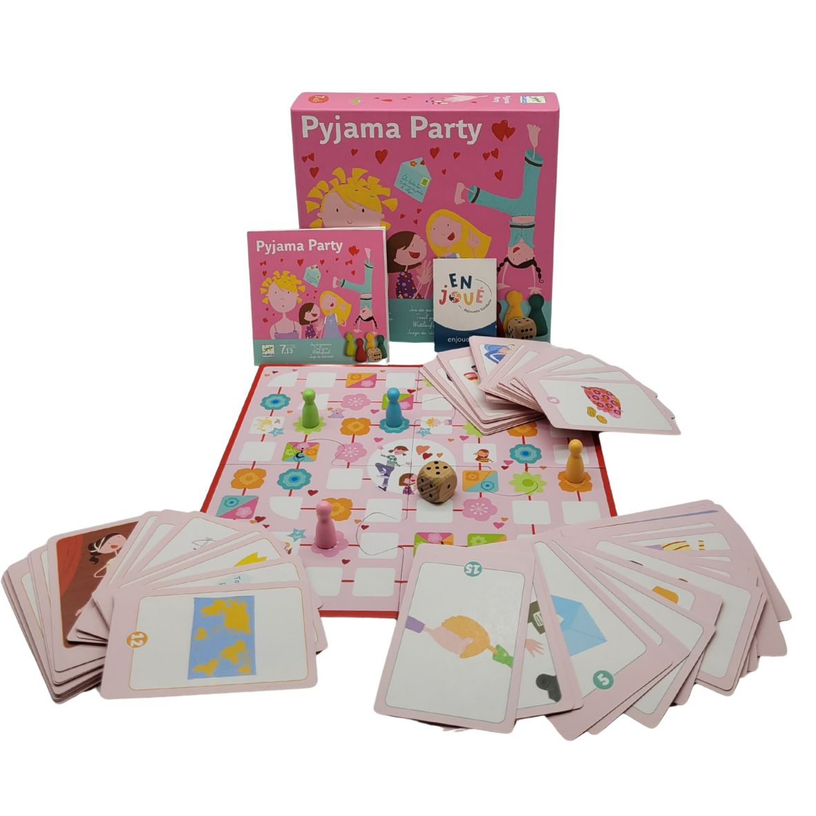 Jeux de société - Pyjama Party - Djeco - Des 7 Ans. Très bon état - Vue 4 - 