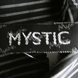 Chemisier à rayures noires et grises - femme - Mystic - taille 40 - Photo 3