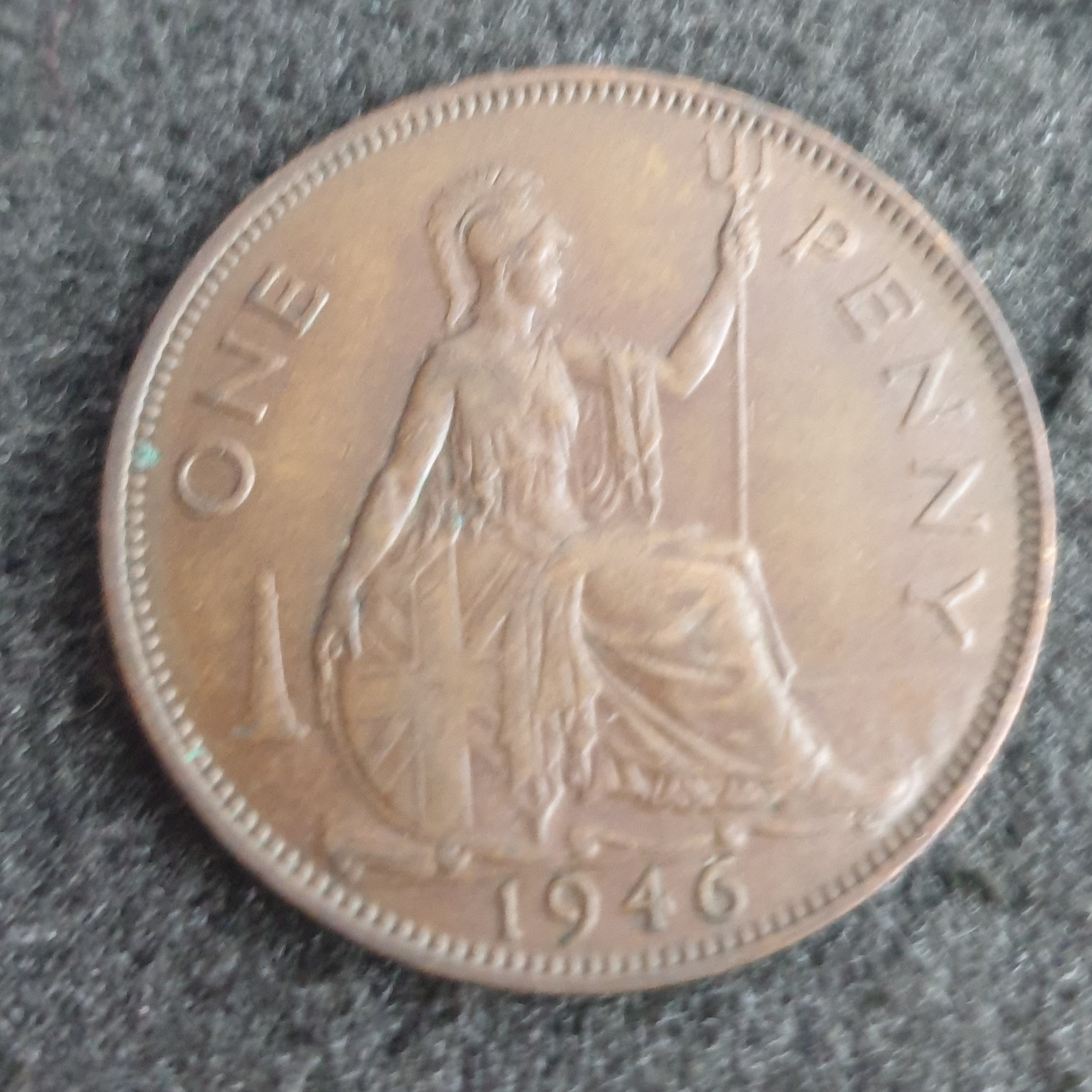 1 penny George V Royaume -Uni 1946 SUP - Photo 0