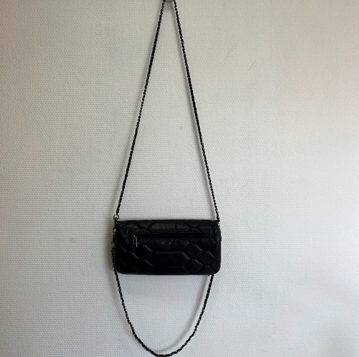 Pochette Zadig&Voltaire Rock cuir noir matelassé Bon état - Vue 3 - 
