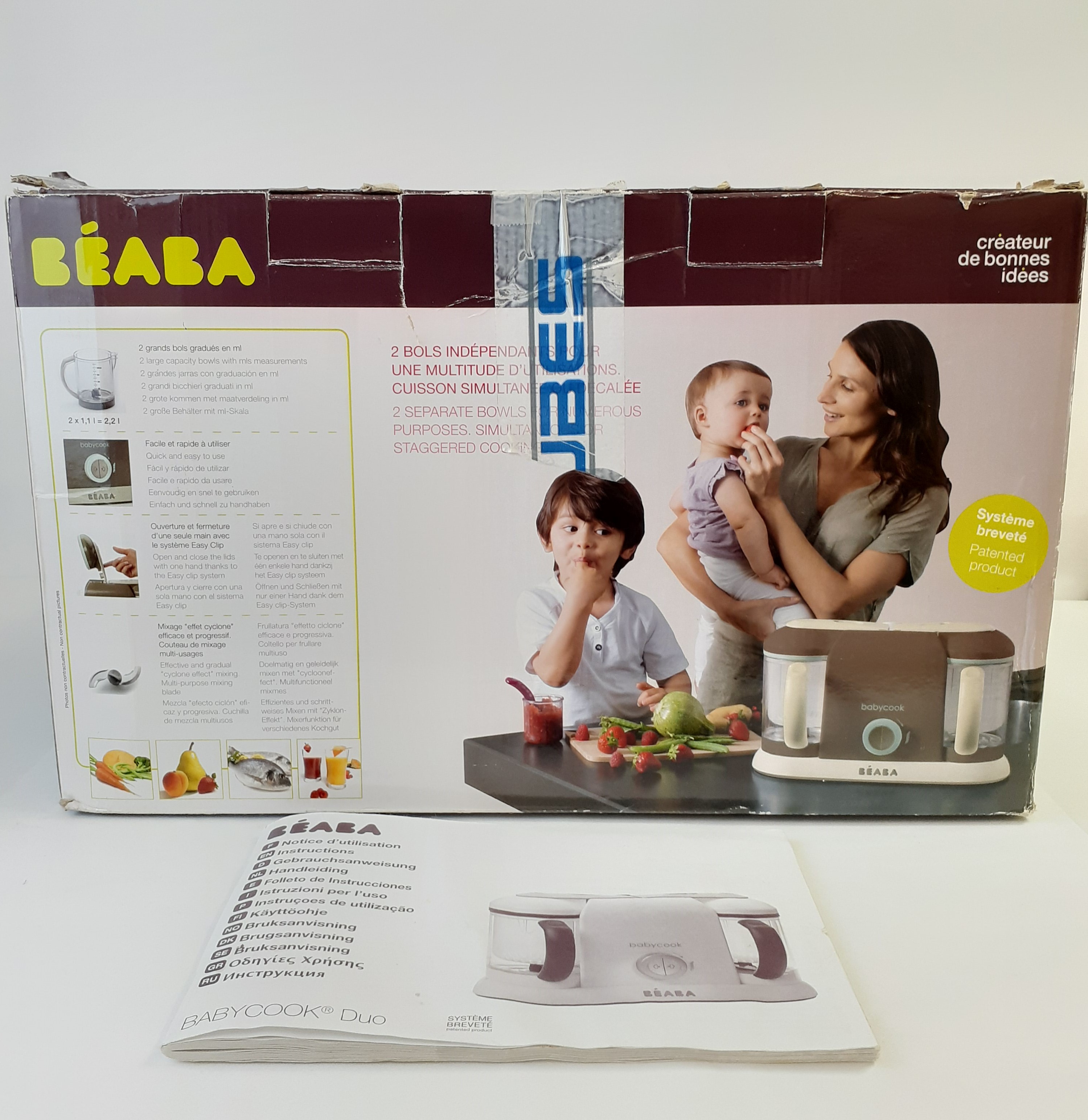 Robot cuiseur vapeur-mixeur 4 en 1 Babycook duo - Béaba - Photo 8