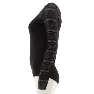 Body noir imprimé - Femme - TISSAIA - Taille 38/40 - Photo 2