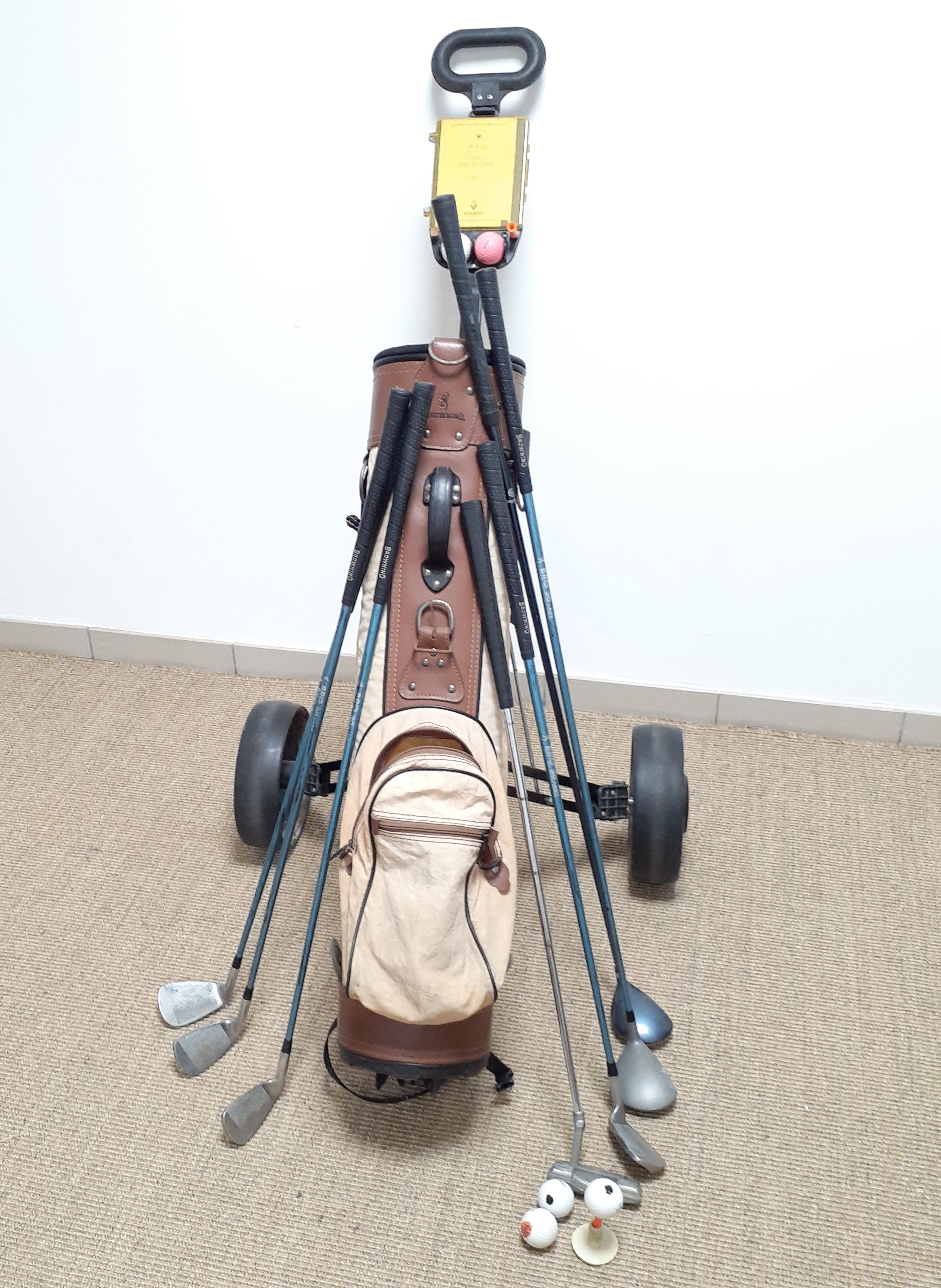 Chariot de golf droitier et accessoires - Photo 6