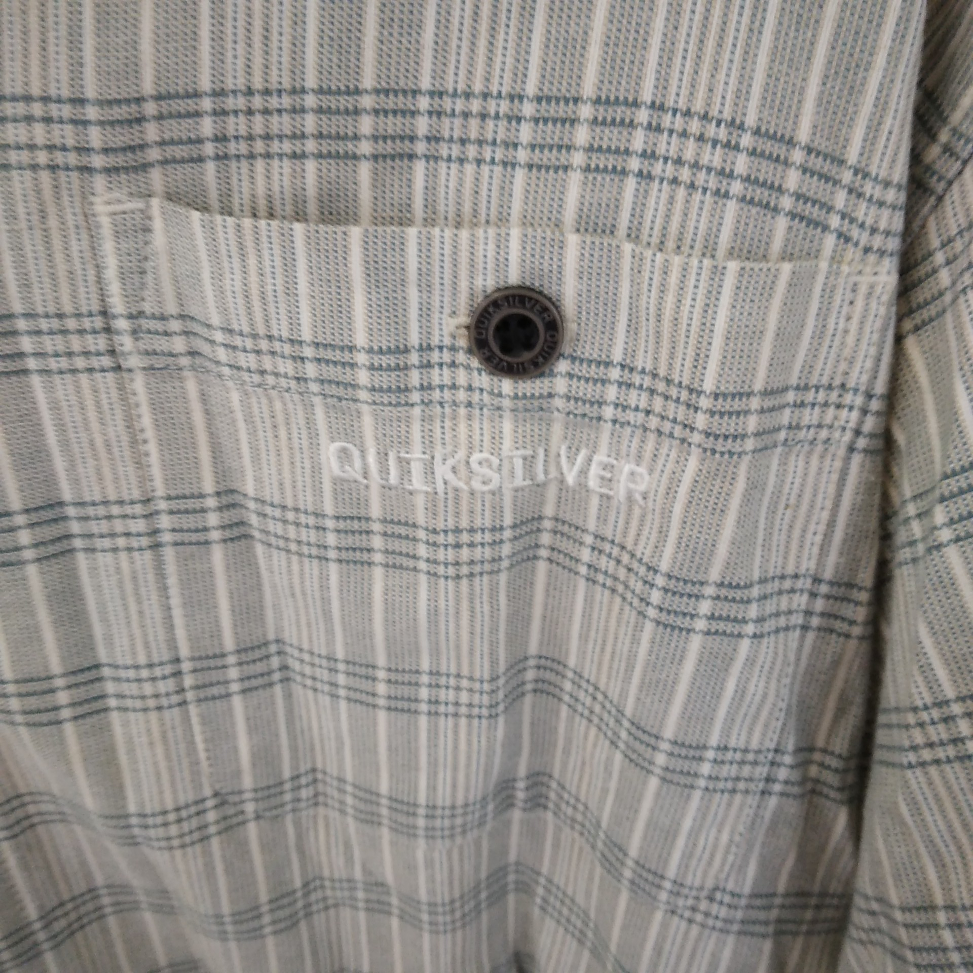 Chemise à carreaux verte, Quiksilver - L Très bon état - Vue 2 - 