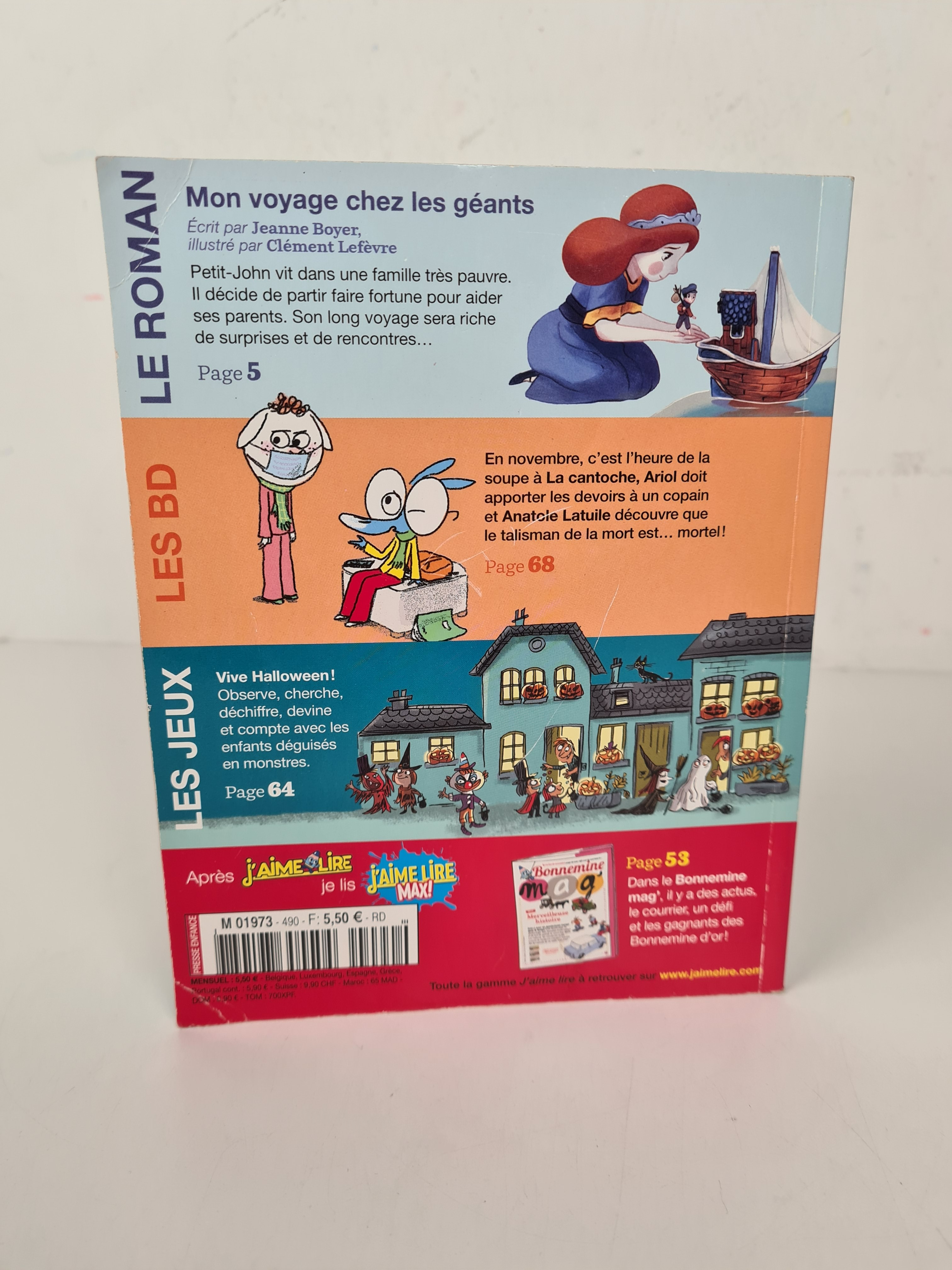 Livre d'enfant - J'aime lire Mon voyage chez les géants N°490 - Bayard - 7/10 ans - Photo 2