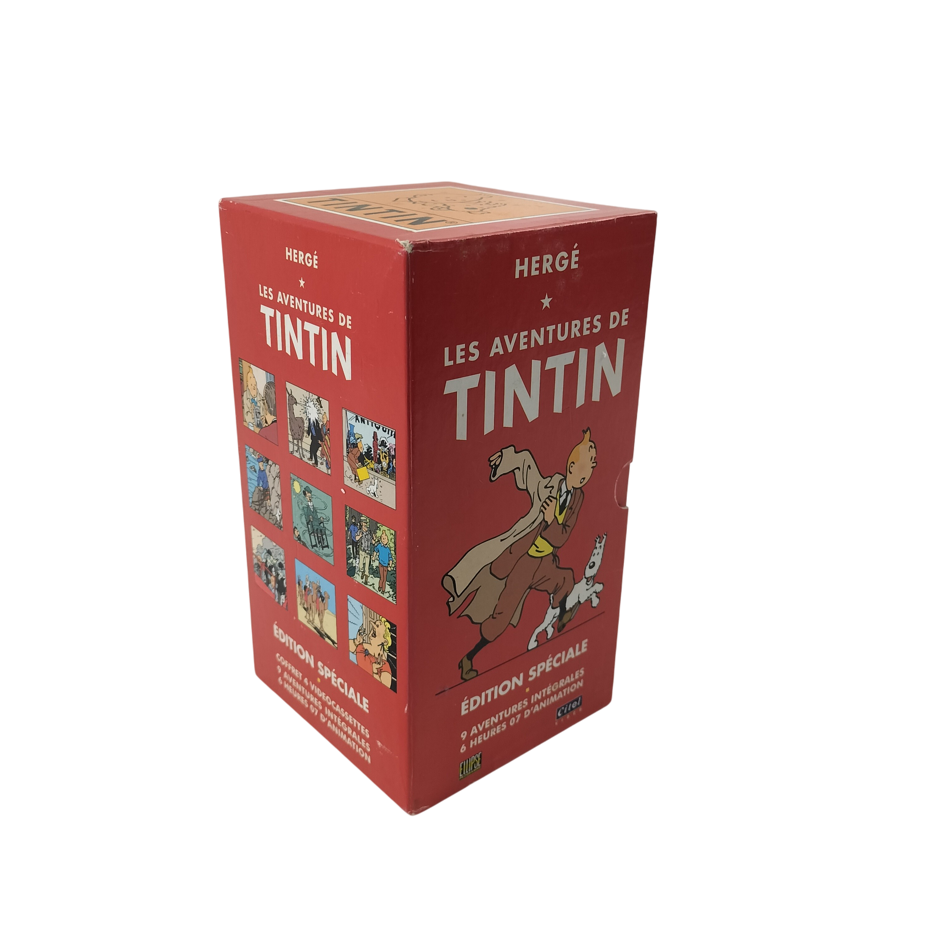 Acheter Coffret Collector quatre VHS Tintin – 9 Aventures Cultes en Édition Bon état - 12,00 € Coffret Collector quatre VHS Tintin – 9 Aventures Cultes en Édition Bon état - reconditionné disponible sur Label Emmaüs