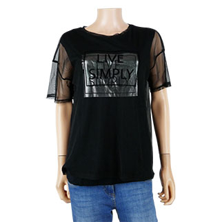 T-shirt noir imprimé - Femme - PIMKIE - Taille M - Photo 0