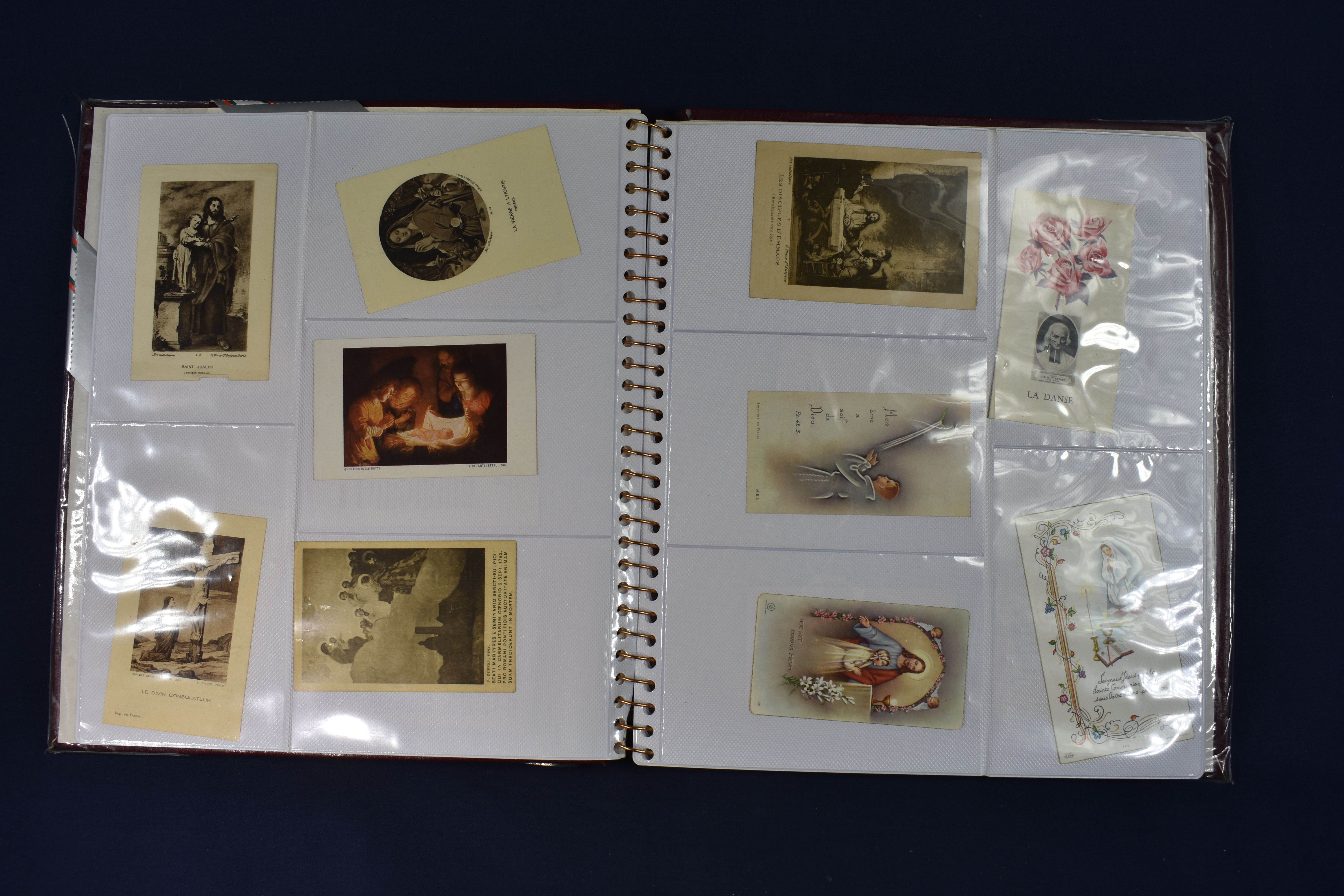 120 images de Communion, Confirmation dans un album, longueur 33, largeur 30 et hauteur 2.5 cm. État correct - Vue 3 - 