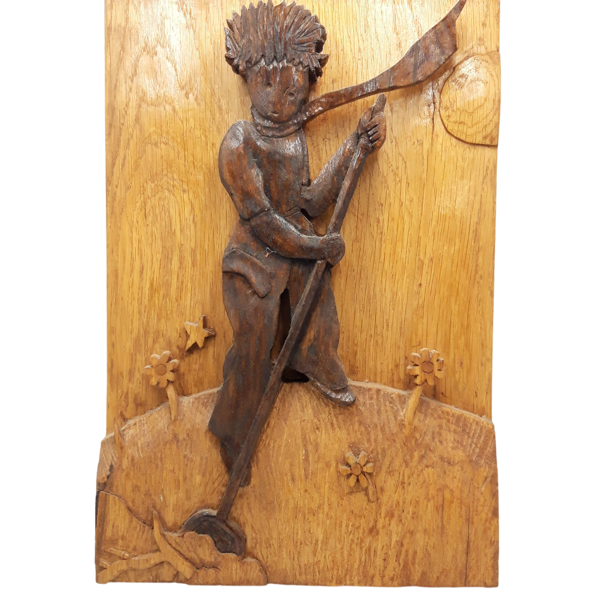 Tableau en Relief – Sculpture sur bois ‘’Le petit Prince’’, Artisanat fait main. Bon état -  reconditionné disponible sur Label Emmaüs