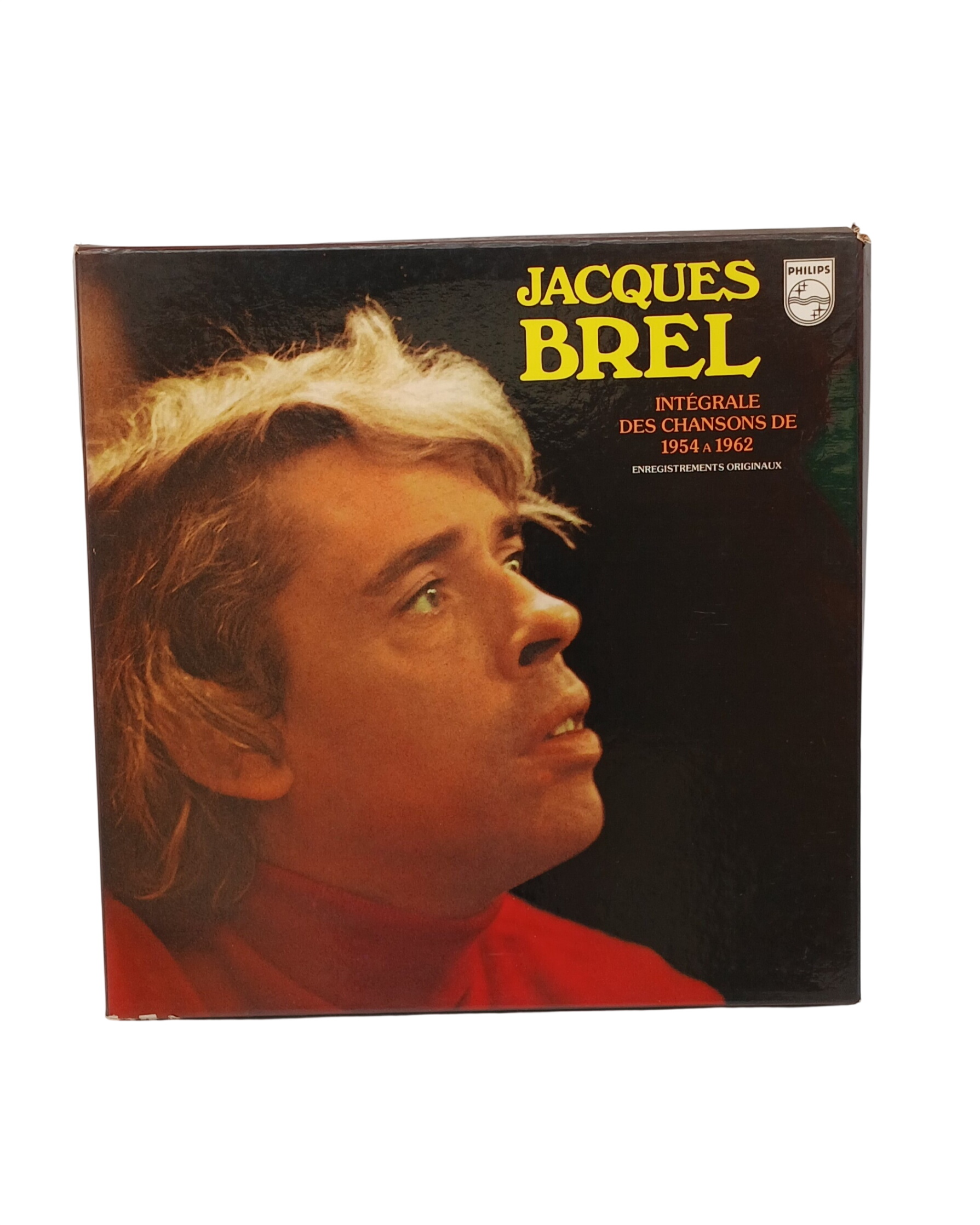 Vinyle 33 Tours (LP) - Jacques BREL L'intégrale de 1954 à 1962 Très bon état -  reconditionné disponible sur Label Emmaüs
