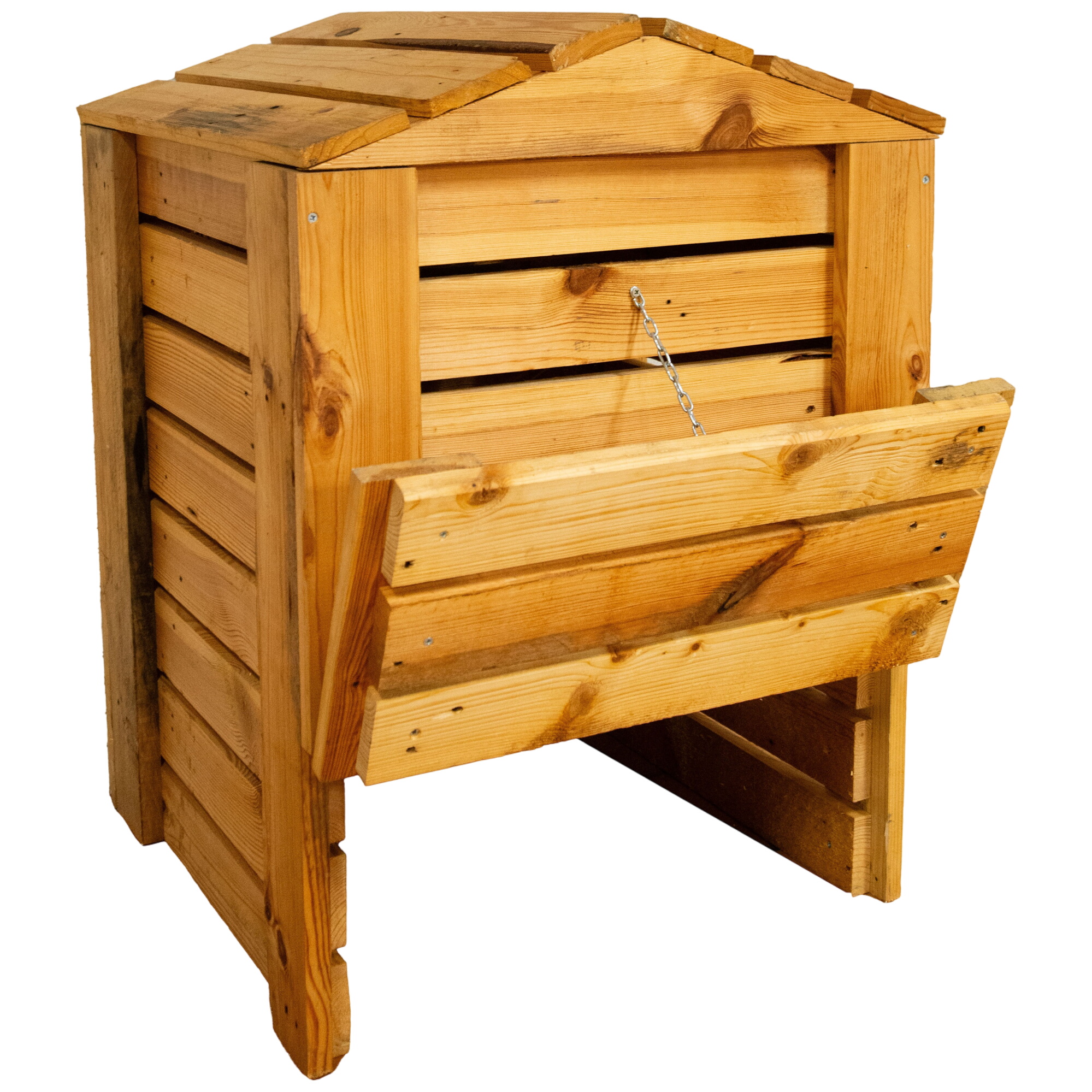 Acheter Composteur Cabane avec double trappe de L60xP60xH80 de 210L Comme neuf - 144,00 € Composteur Cabane avec double trappe de L60xP60xH80 de 210L Comme neuf - reconditionné disponible sur Label Emmaüs