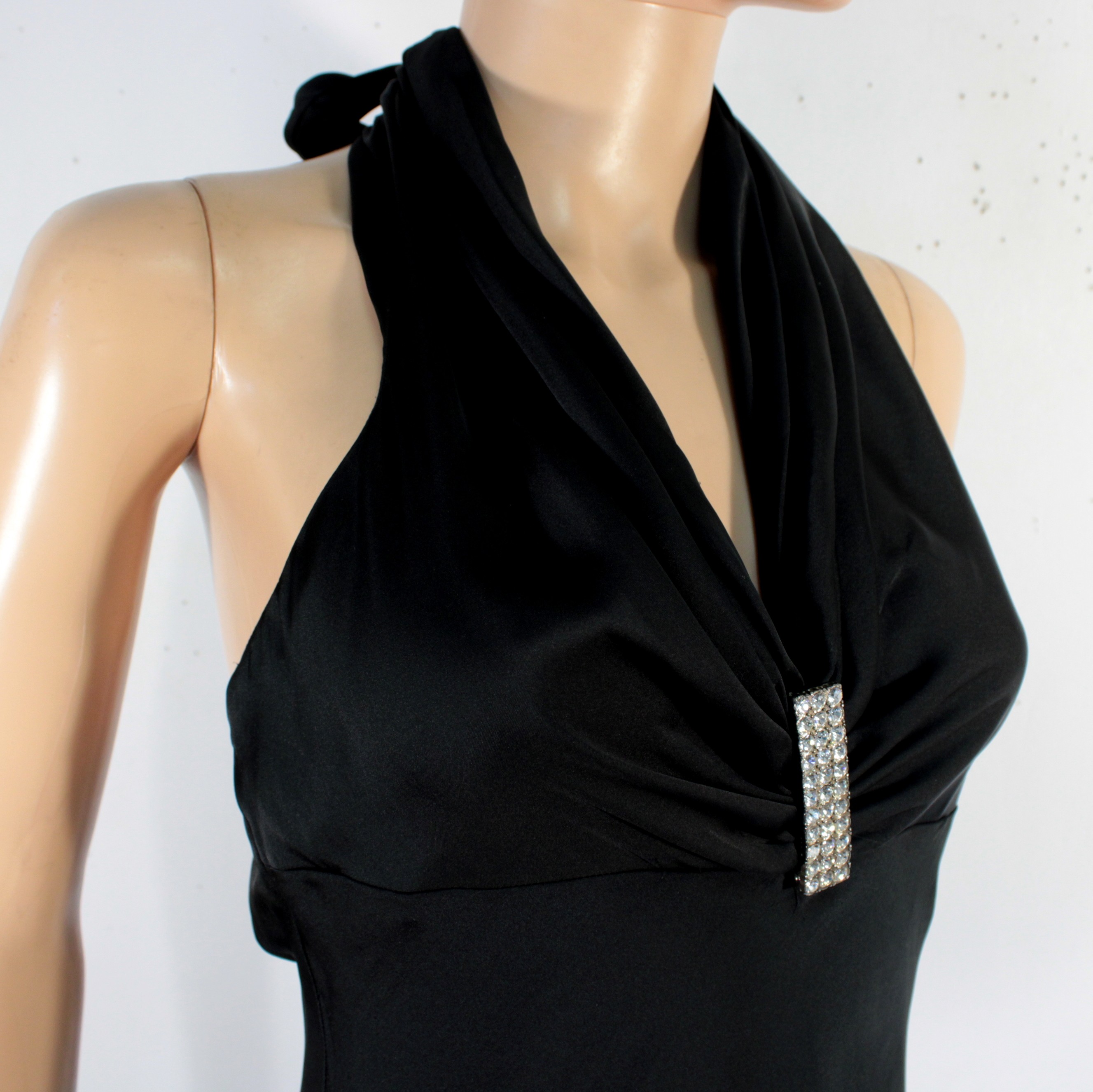 Robe De Cérémonie Noire ANGEL DREAM Taille 2 - Bon état - Photo 4