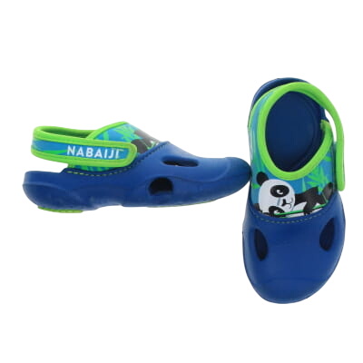 Chaussures d'eau bleue et verte imprimée - Enfant - DECATHLON - Pointures 24-25 - Photo 0