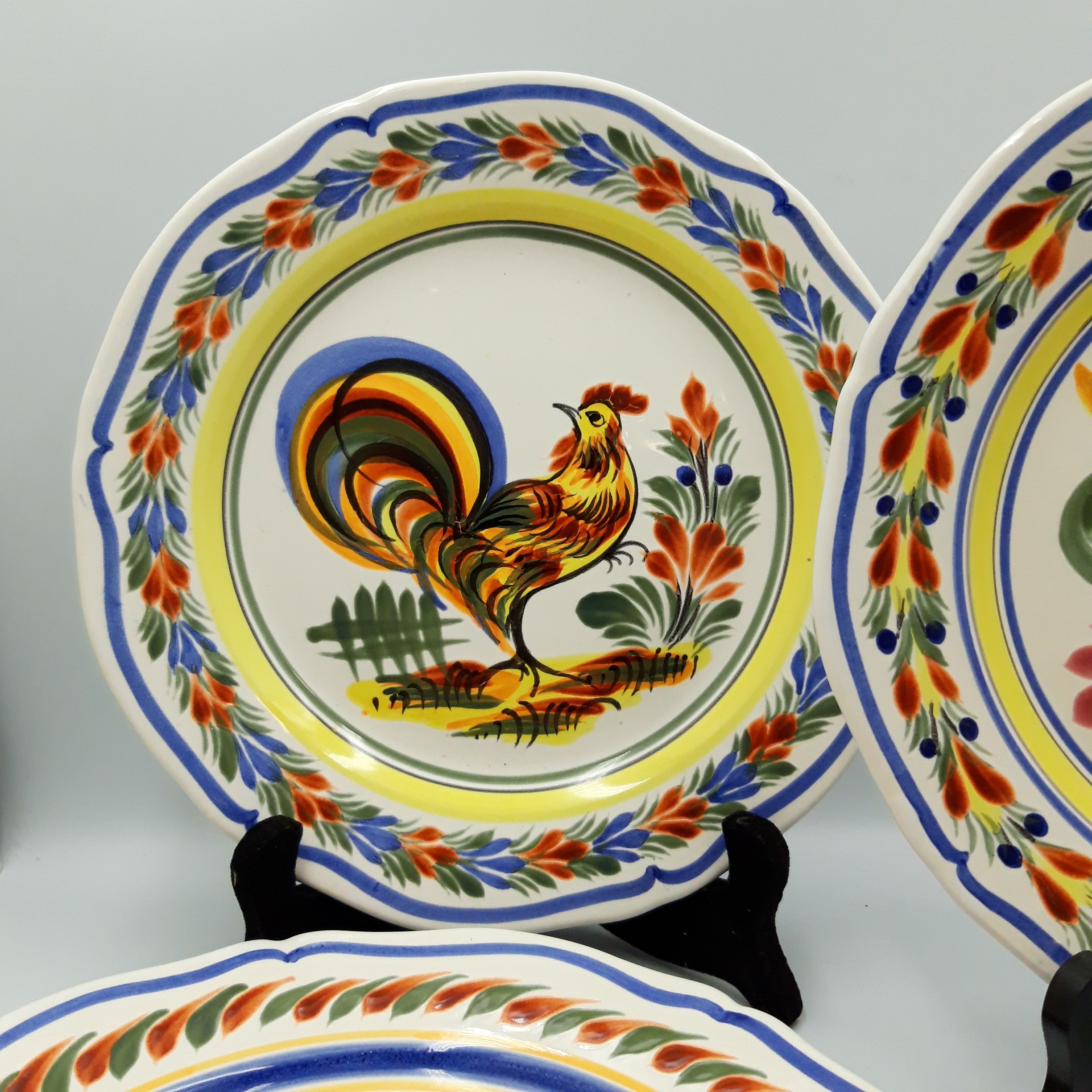 Assiettes Henriot Quimper
