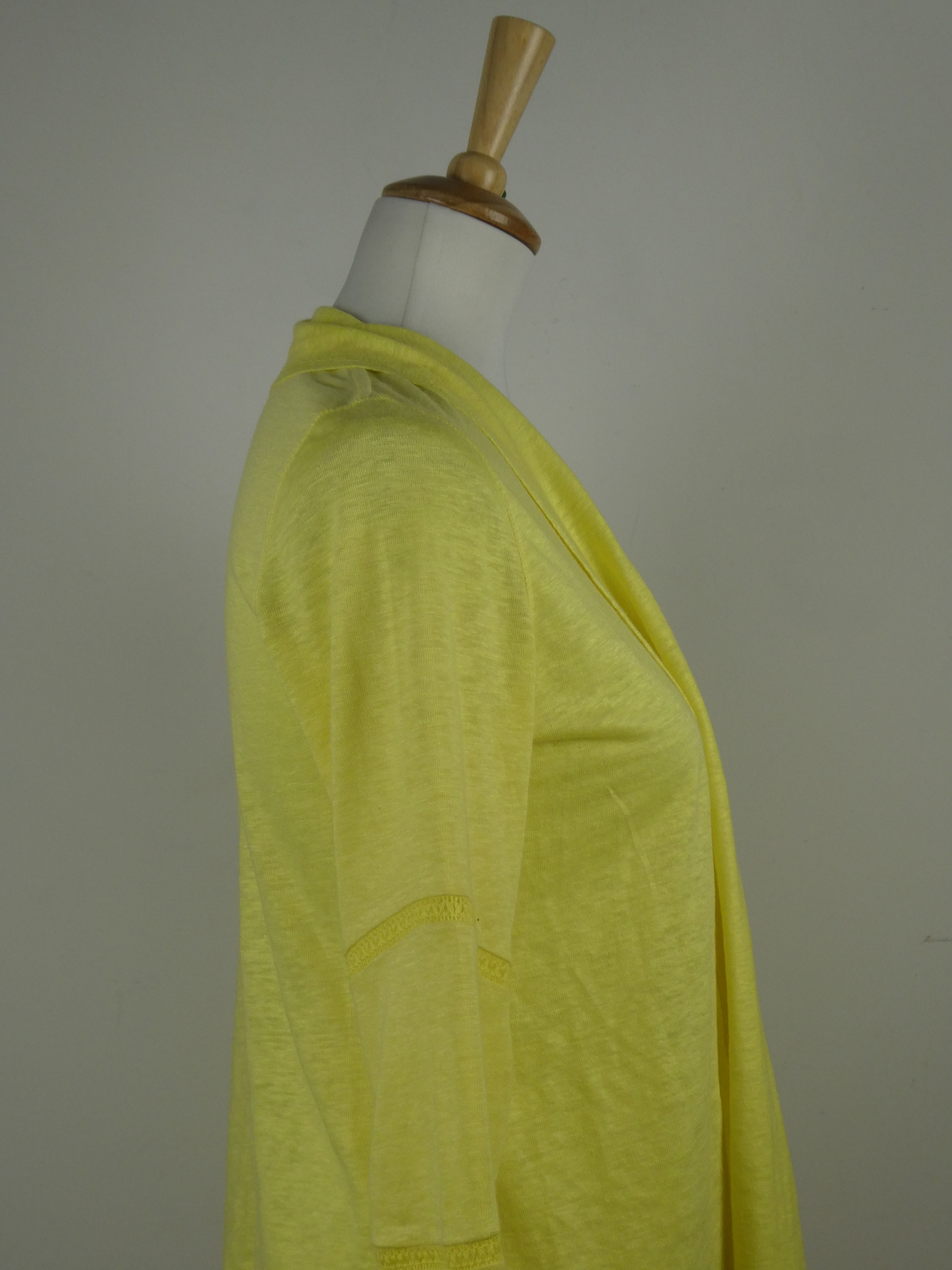 Zapa surchemise fine en lin - Taille M - Photo 4