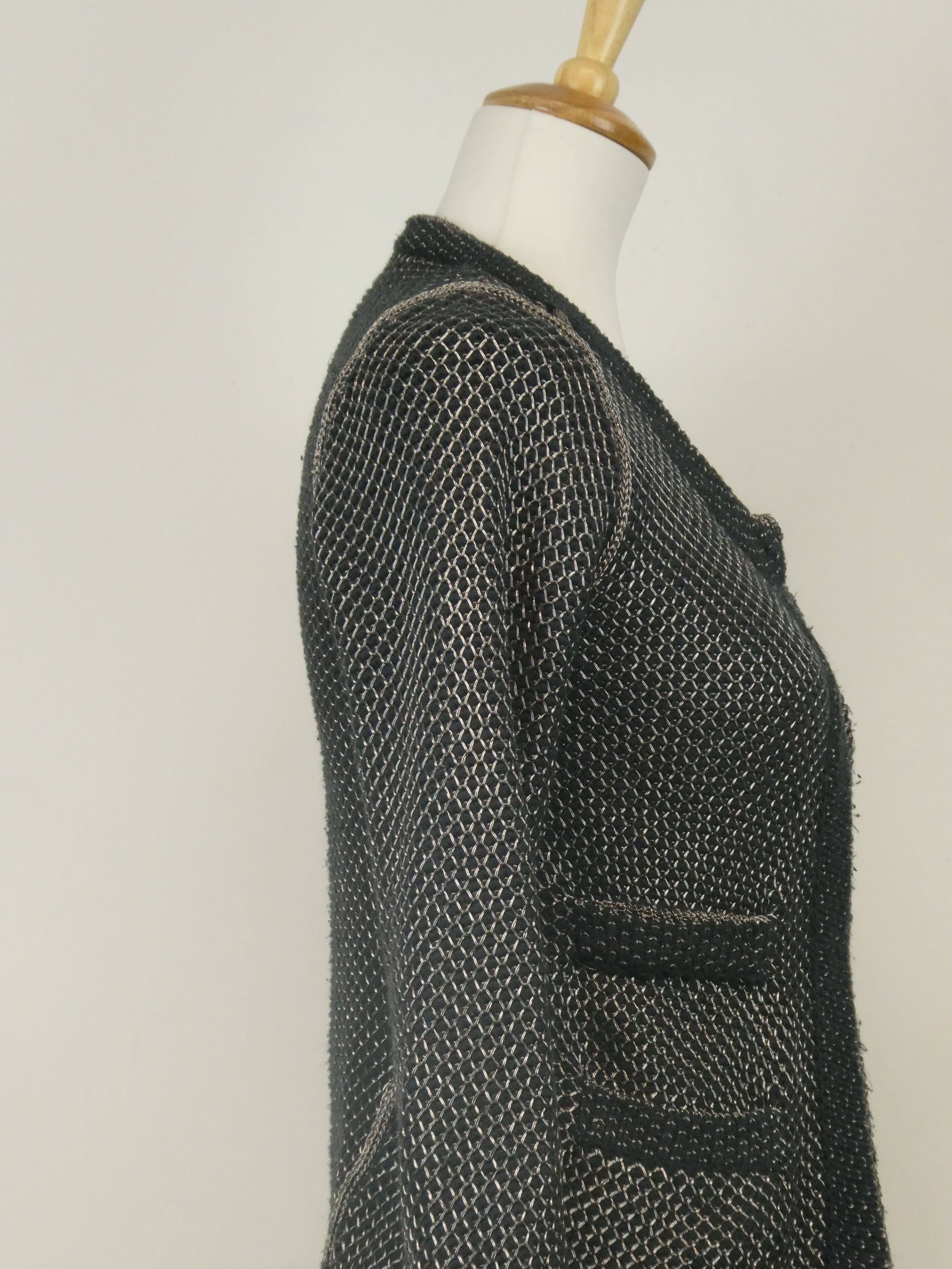 Maje cardigan manches longues à ornements métalliques - Taille M/2/38 - Photo 3