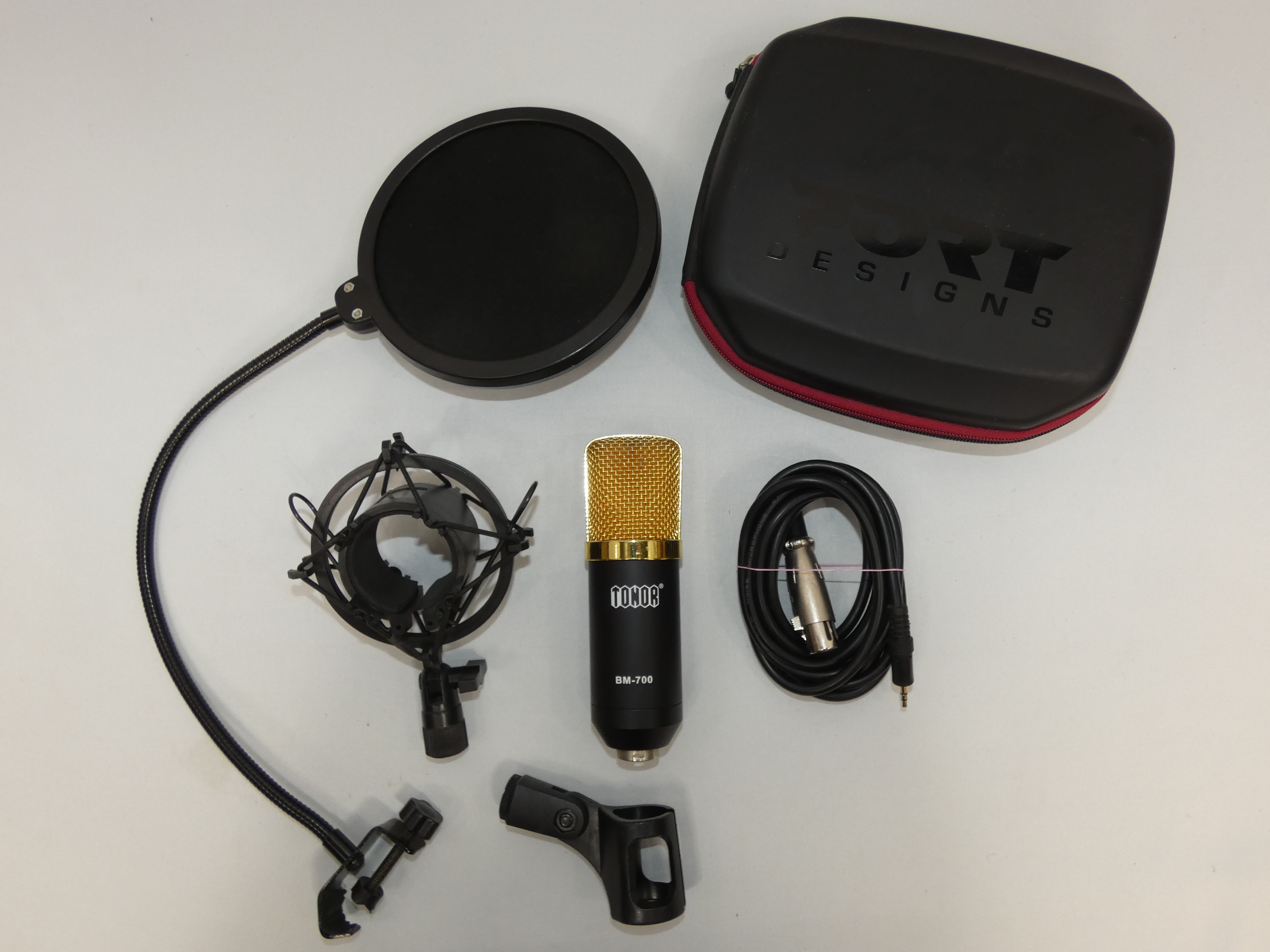 Microphone Tonor Bm-700 avec une capsule de directivité cardioïde et filtre anti-pop - Très bon état - Photo 2