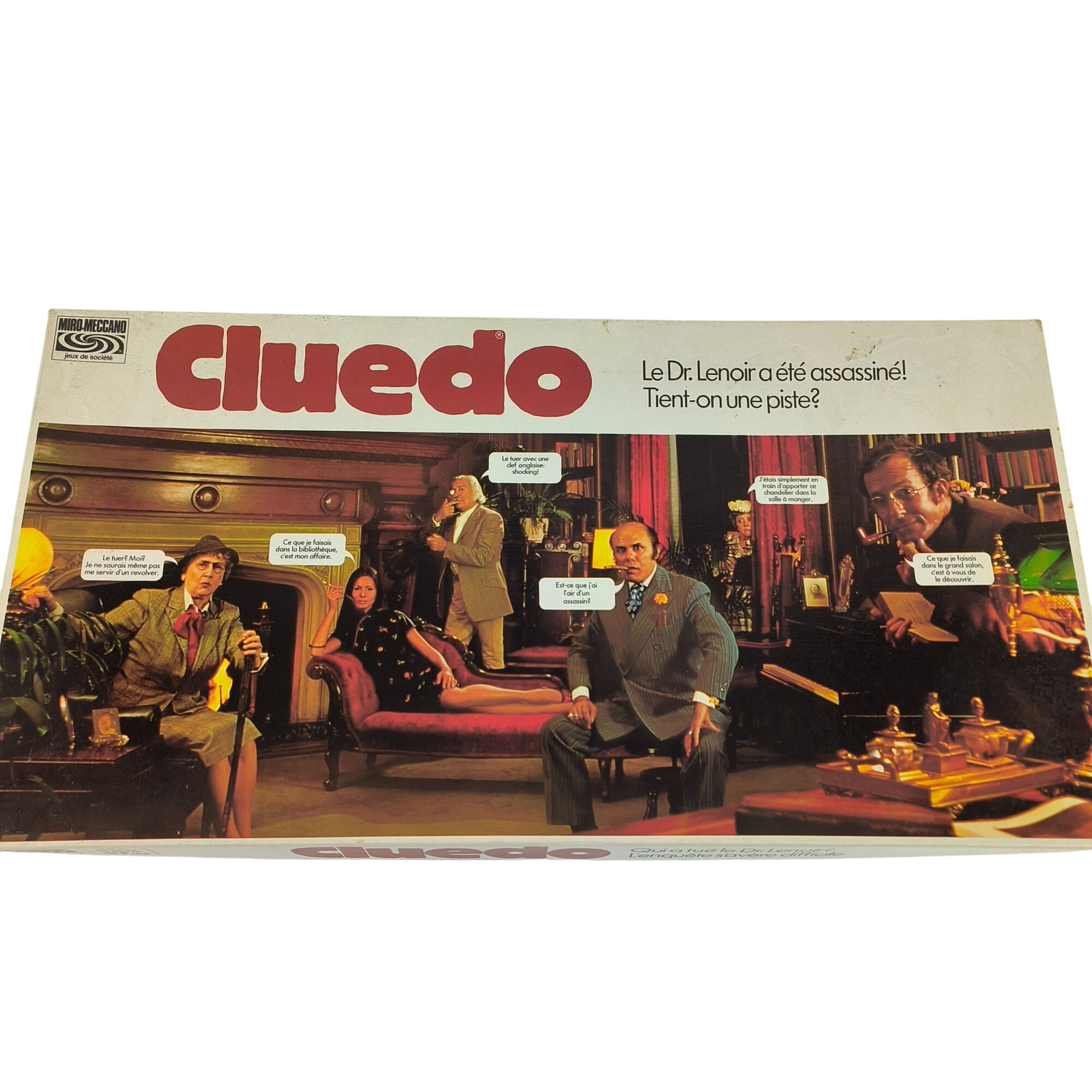 Jeu de société-Cluedo-Miro-Meccano- édition 1974- à partir de 8 ans Très bon état -  reconditionné disponible sur Label Emmaüs