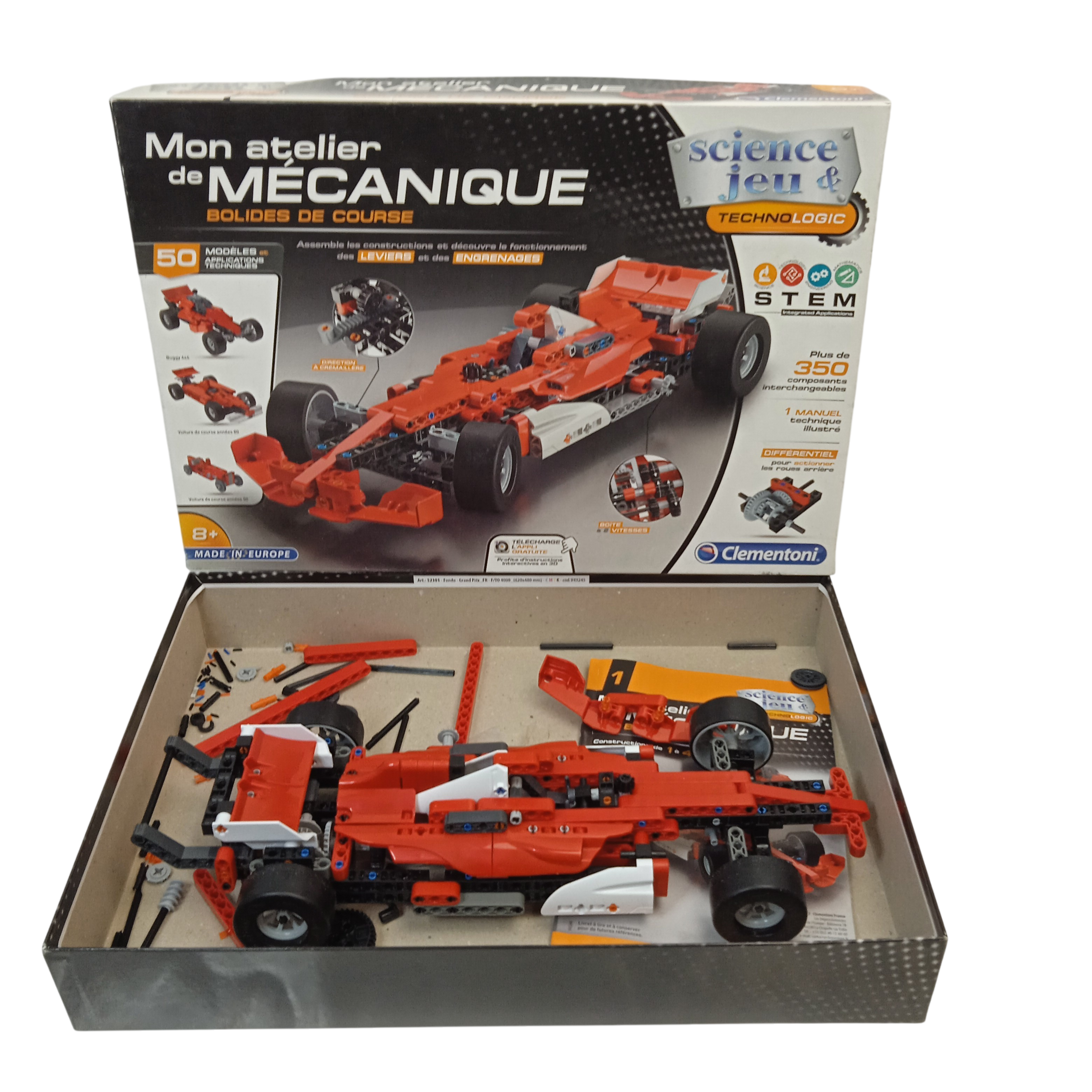 Jouet Clémentoni Mon Atelier Mécanique Bolide de Course Bon état -  reconditionné disponible sur Label Emmaüs