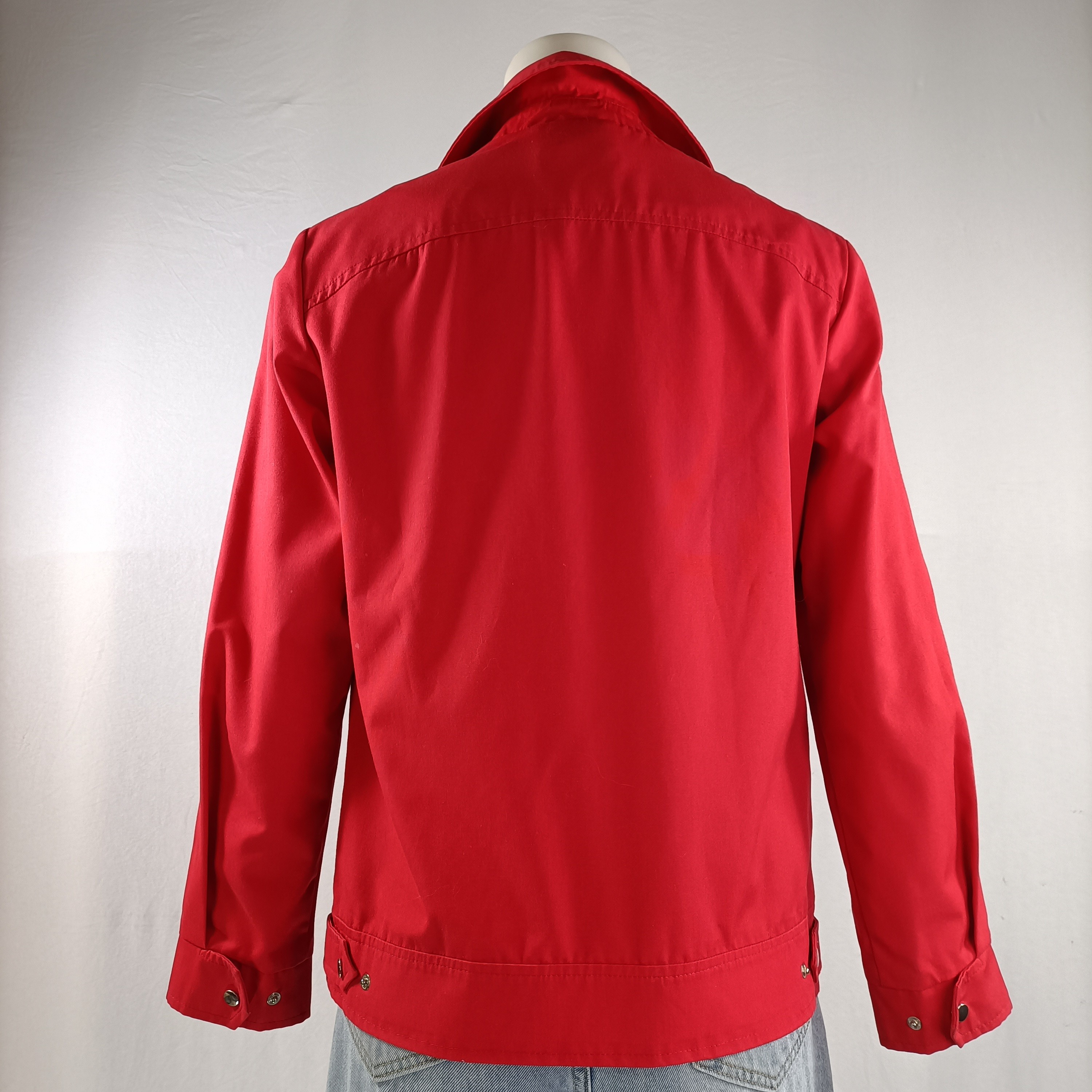 Voir photo 5 de Veste rouge vintage Braun Sport femme taille 40 coton polyester zip argenté Veste rouge vintage Braun Sport femme taille 40 coton polyester zip argenté Bon état - Vue 5 -