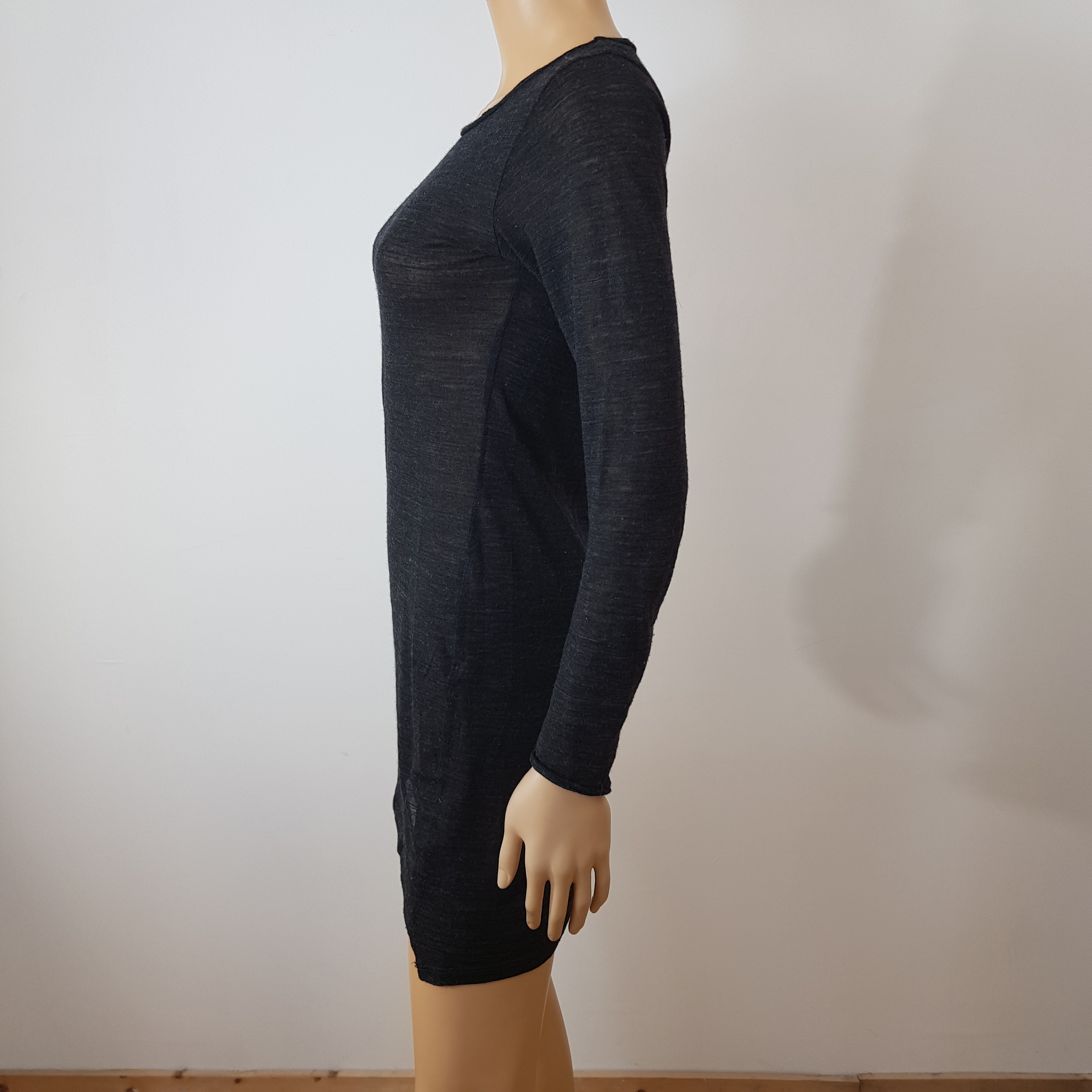 Robe gris foncé Cotélac - Taille 0 - Très bon état - Photo 4