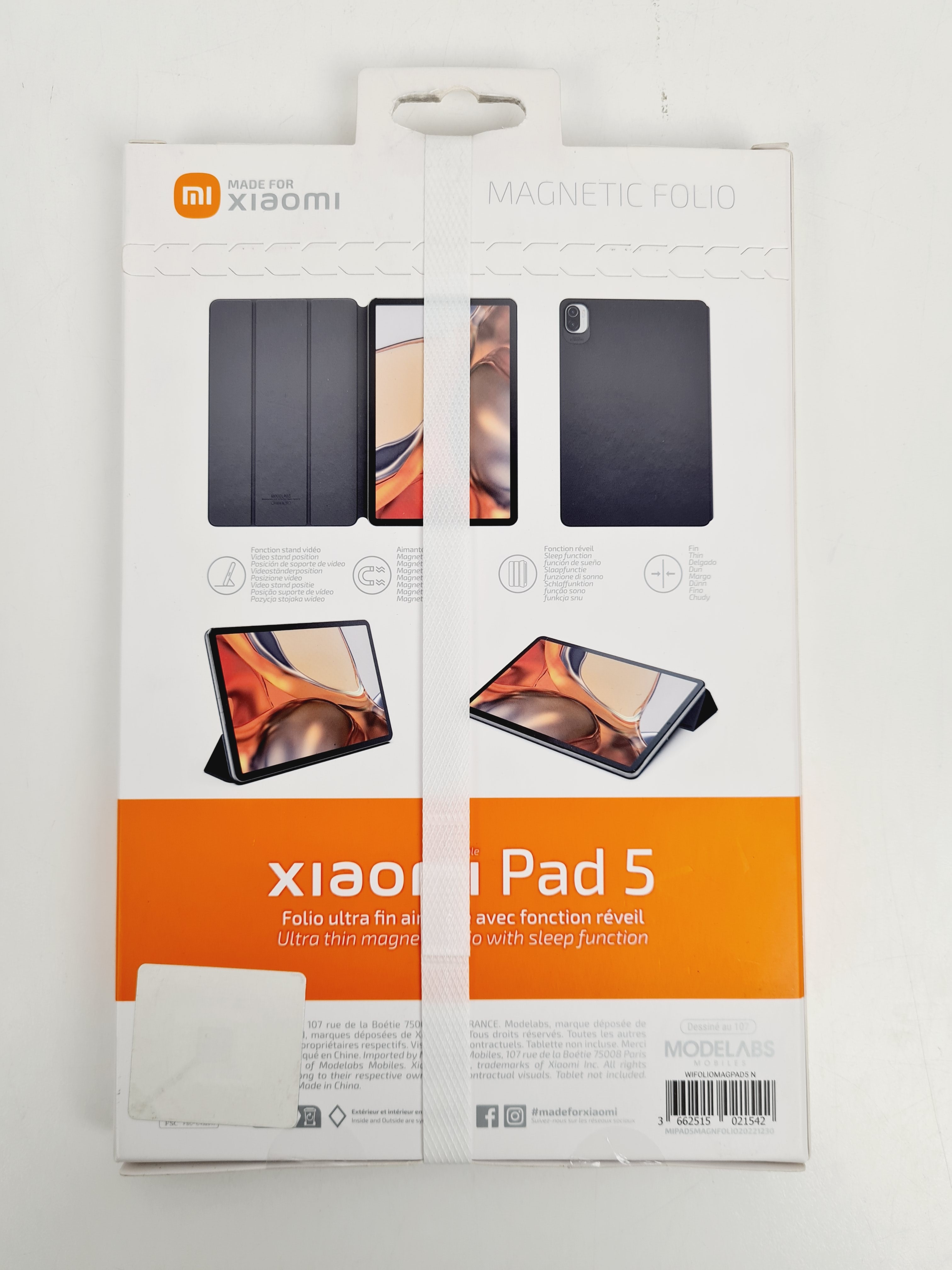 Voir photo 3 de Étui à Rabat Ultra Fin aimanté pour Xiaomi Pad 5 Noir - Xiaomi Étui à Rabat Ultra Fin aimanté pour Xiaomi Pad 5 Noir - Xiaomi - Vue 3 -
