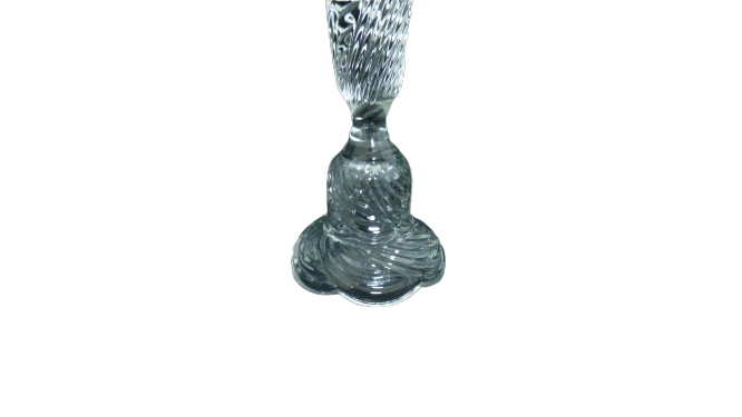 Lot de 2 bougeoirs en cristal - Photo 4