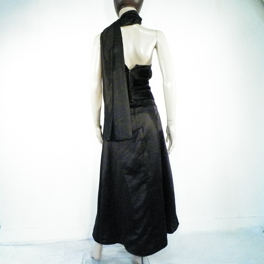 Robe de Soirée Marron Taille Estimée S. Bon état - Vue 2 - 