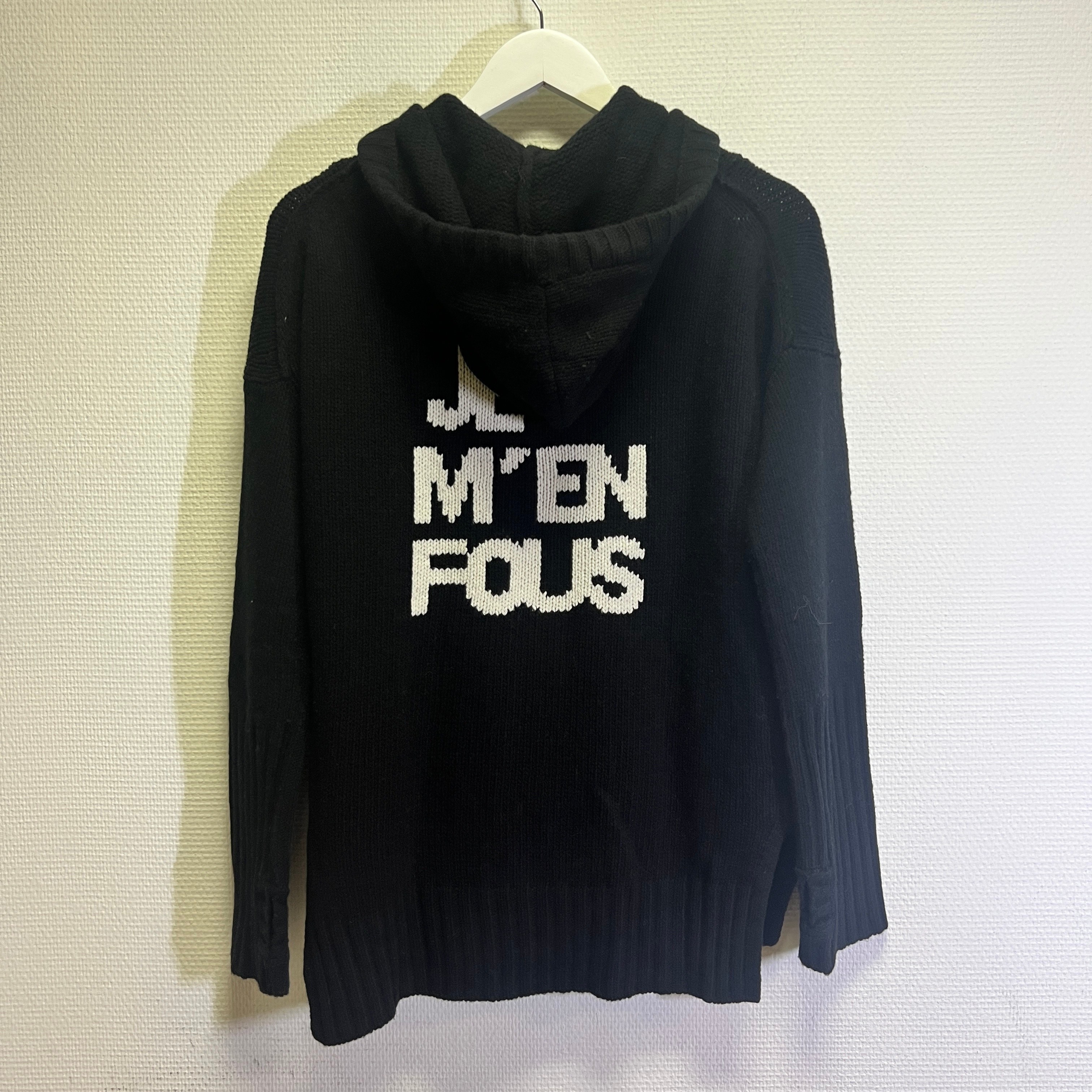 Zadig&Voltaire - Gilet "je m'en fous" noir - Laine mérinos - Femme S Comme neuf - Vue 6 - 