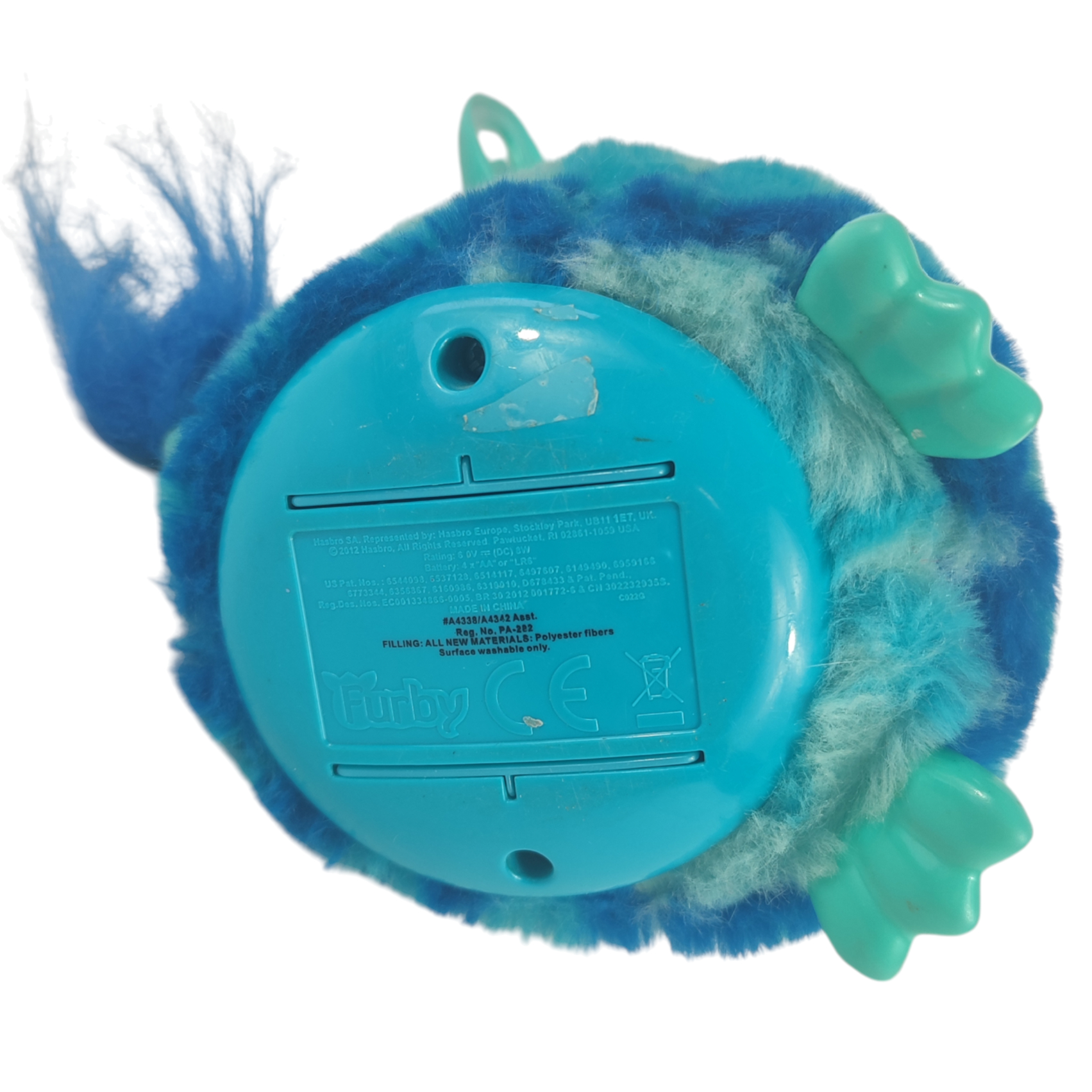 Voir photo 3 de Furby turquoise et bleu - Hasbro 2012 (étiquette coupée) Furby turquoise et bleu - Hasbro 2012 (étiquette coupée) Bon état - Vue 3 -