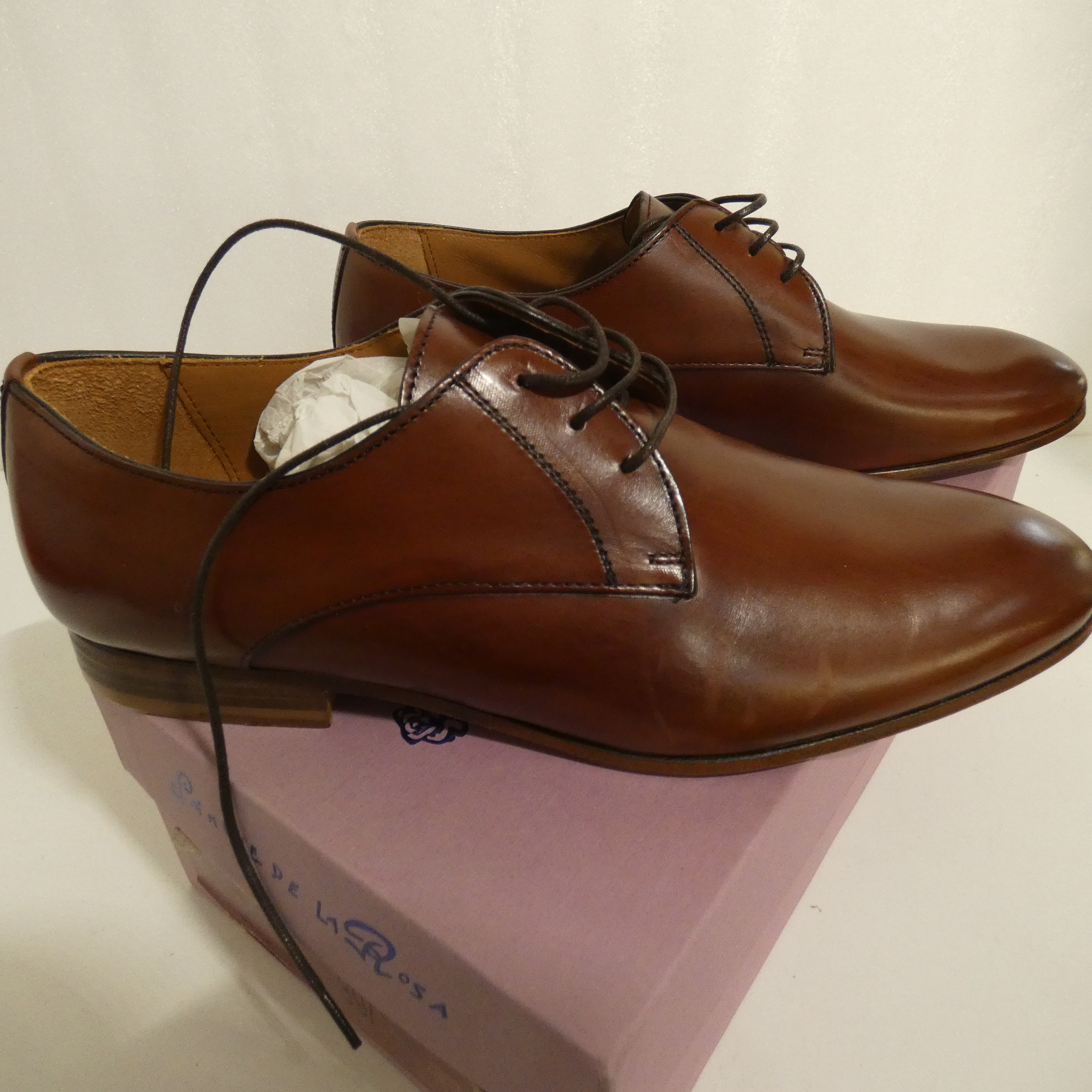 Mocassins femmes Roberto Ley Donna en cuir marron - P41  - Vue 2 - 