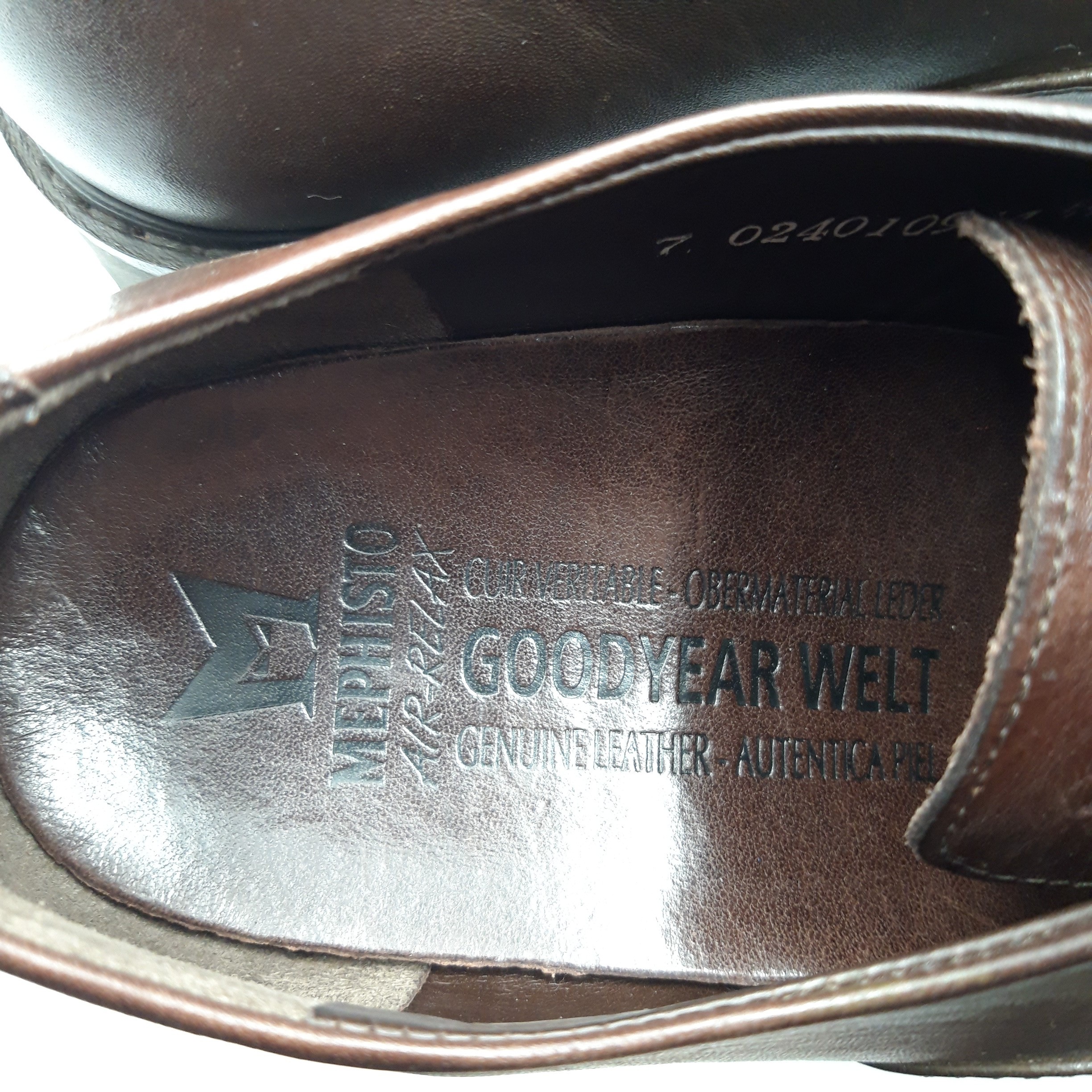 Chaussures en cuir véritable homme Mephisto Goodyear, pointure 44  - Vue 8 - 