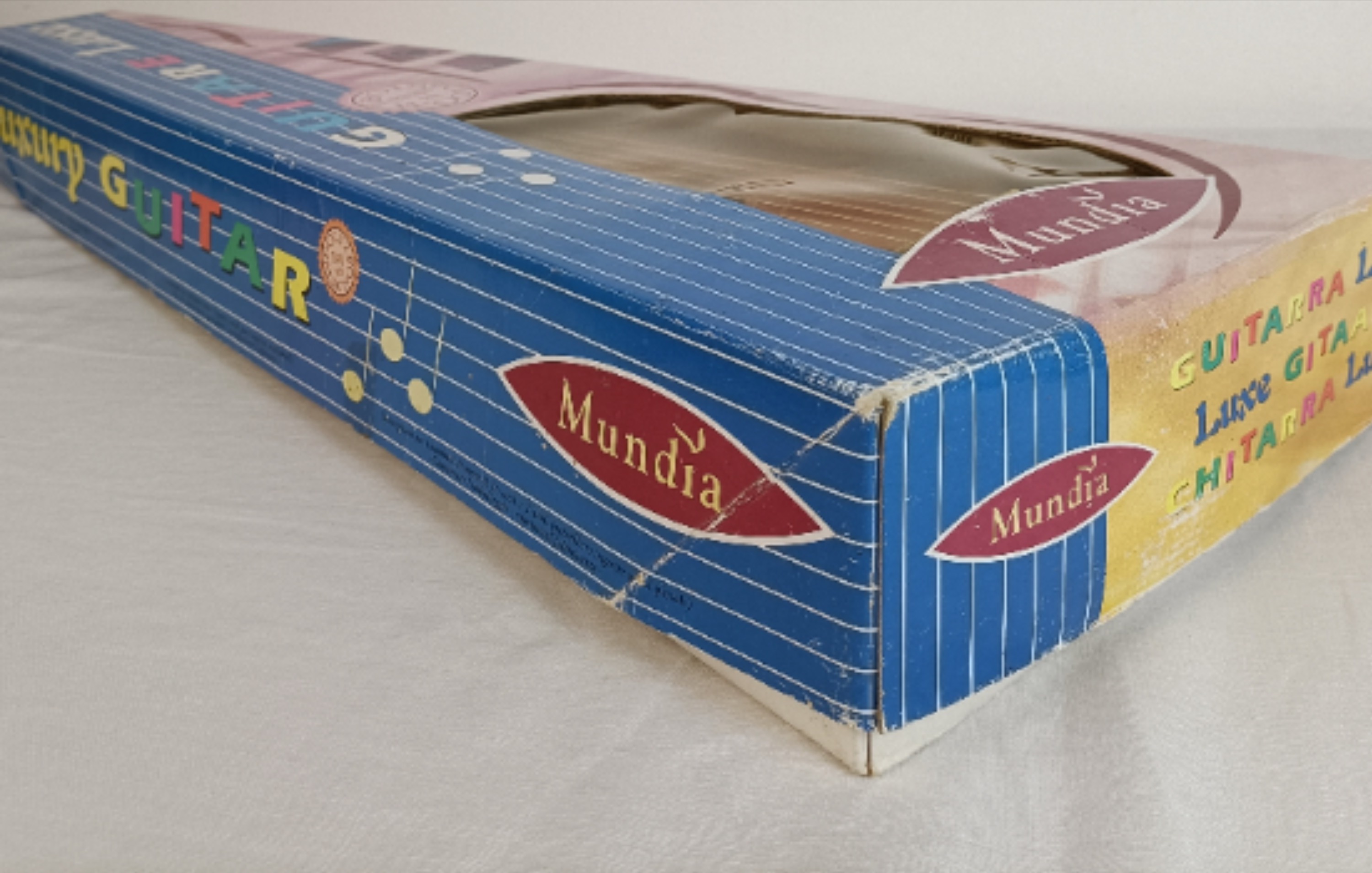 Guitare enfant en bois - Guitare luxe Mundia - Bon état - Photo 11