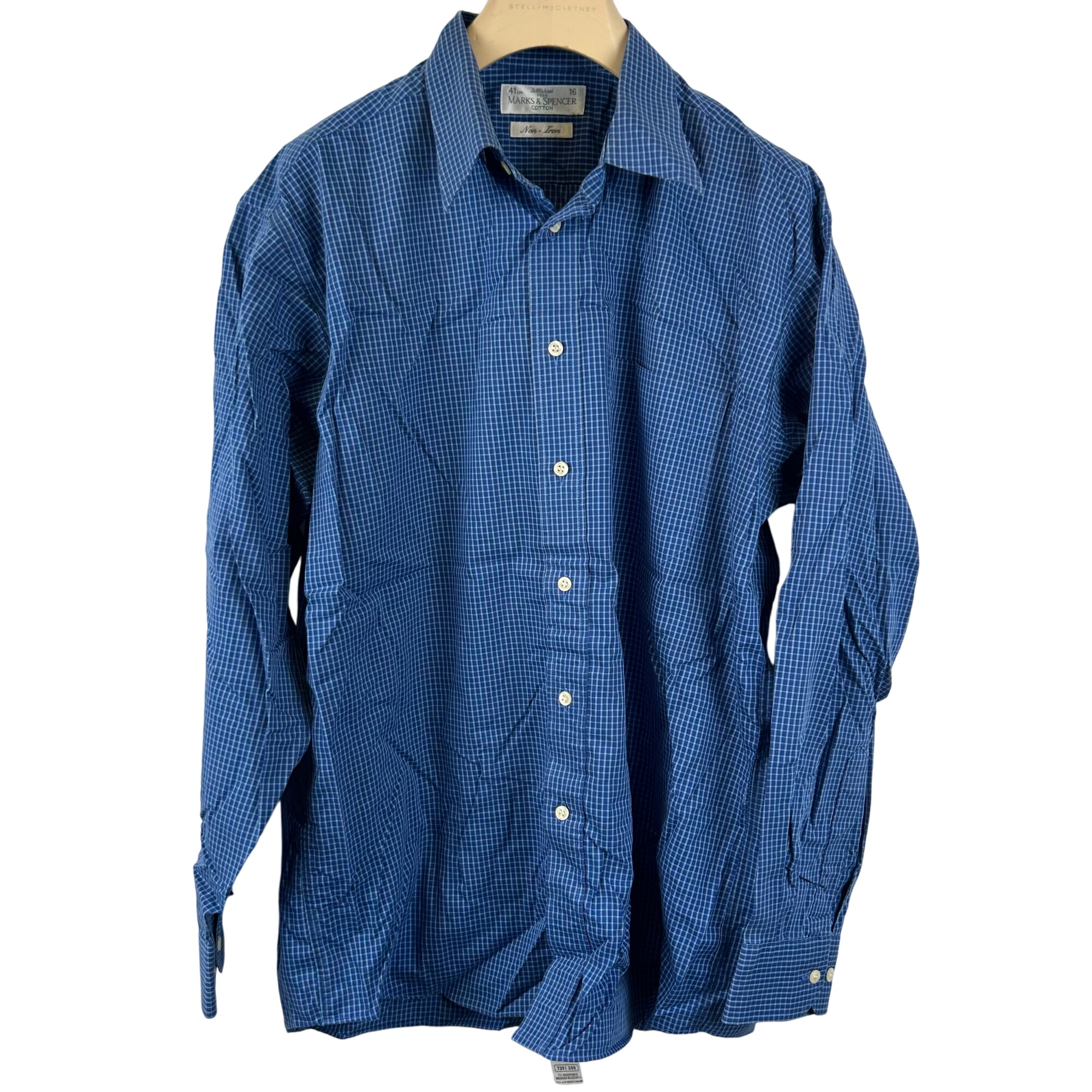 Marks & Spencer - Chemise bleue à carreaux -Taille 50 - Photo 0