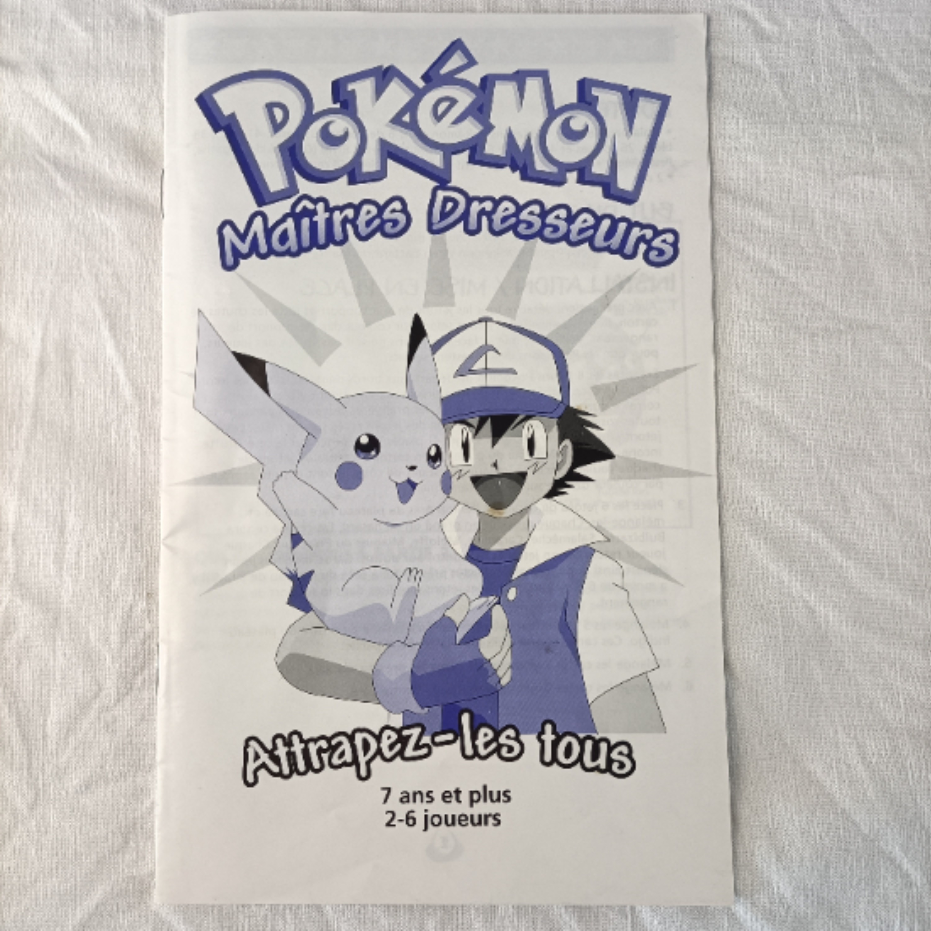 Jeu de société Pokémon Maître dresseur - MB jeux, 2000 Nintendo Bon état - Vue 9 - 