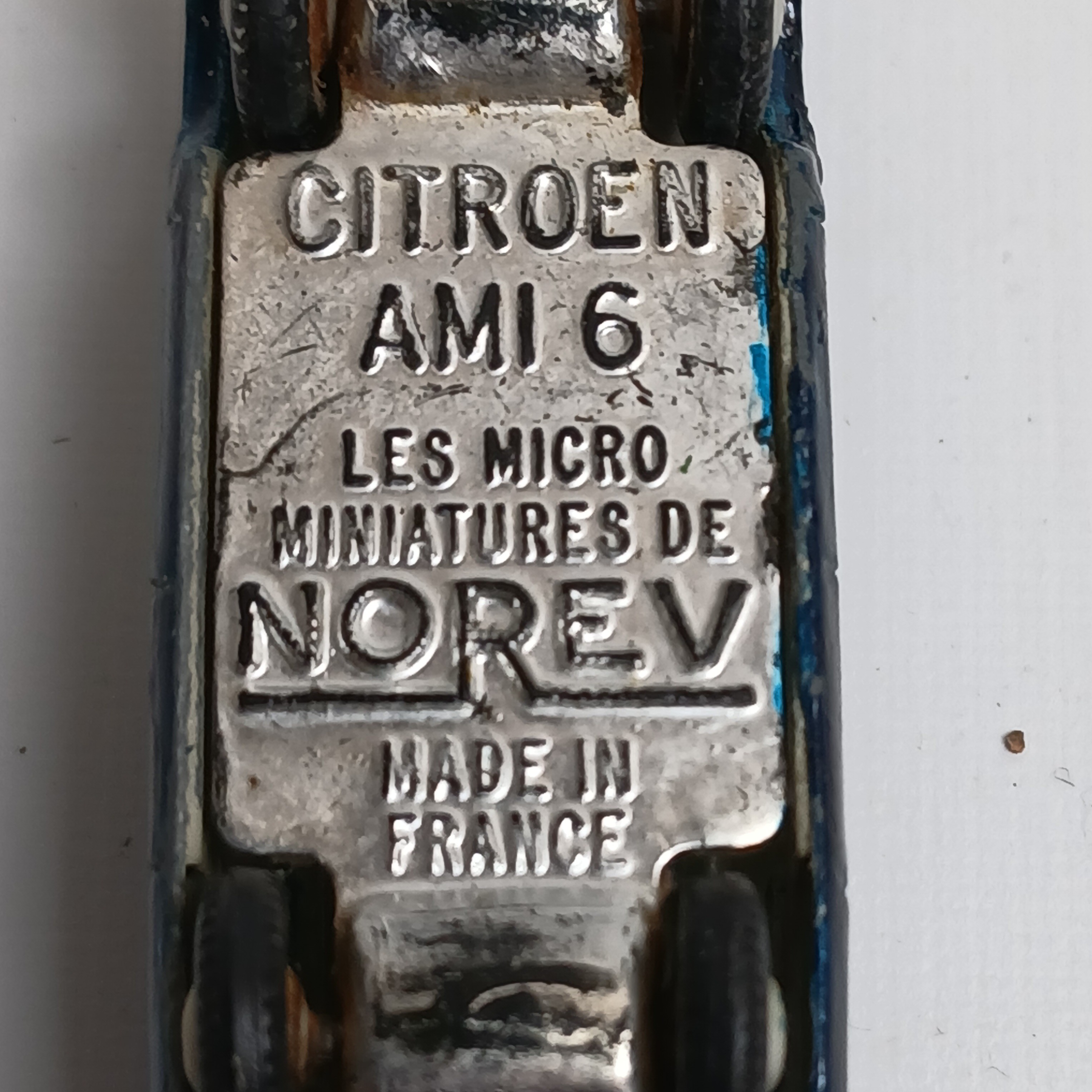 Micro miniature Citroyen AMI 6 NOREV Ech 1/86 État correct - Vue 6 - 