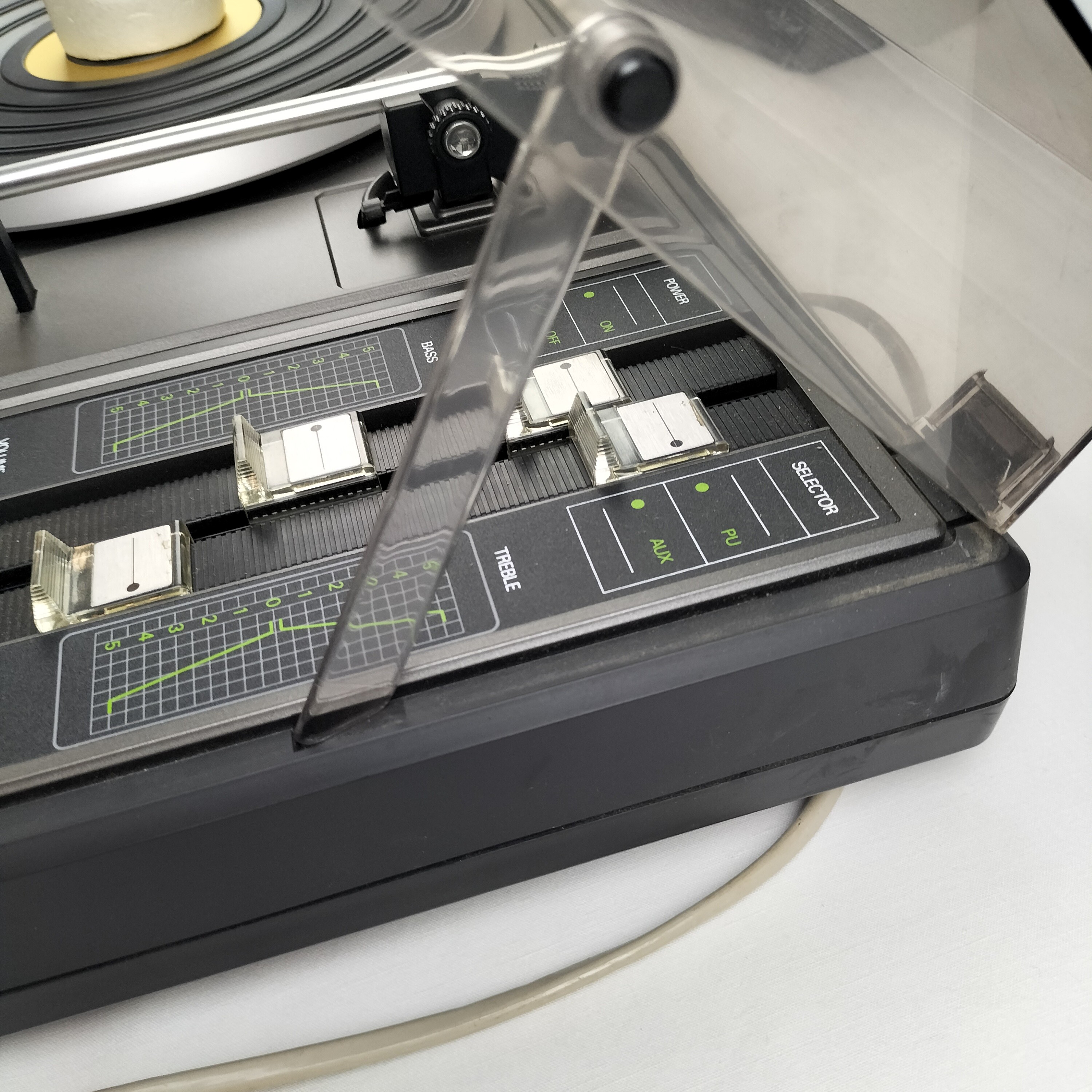 Platine Vinyle Radiola 410 1970 avec ses deux Enceintes - Bon état - Photo 6