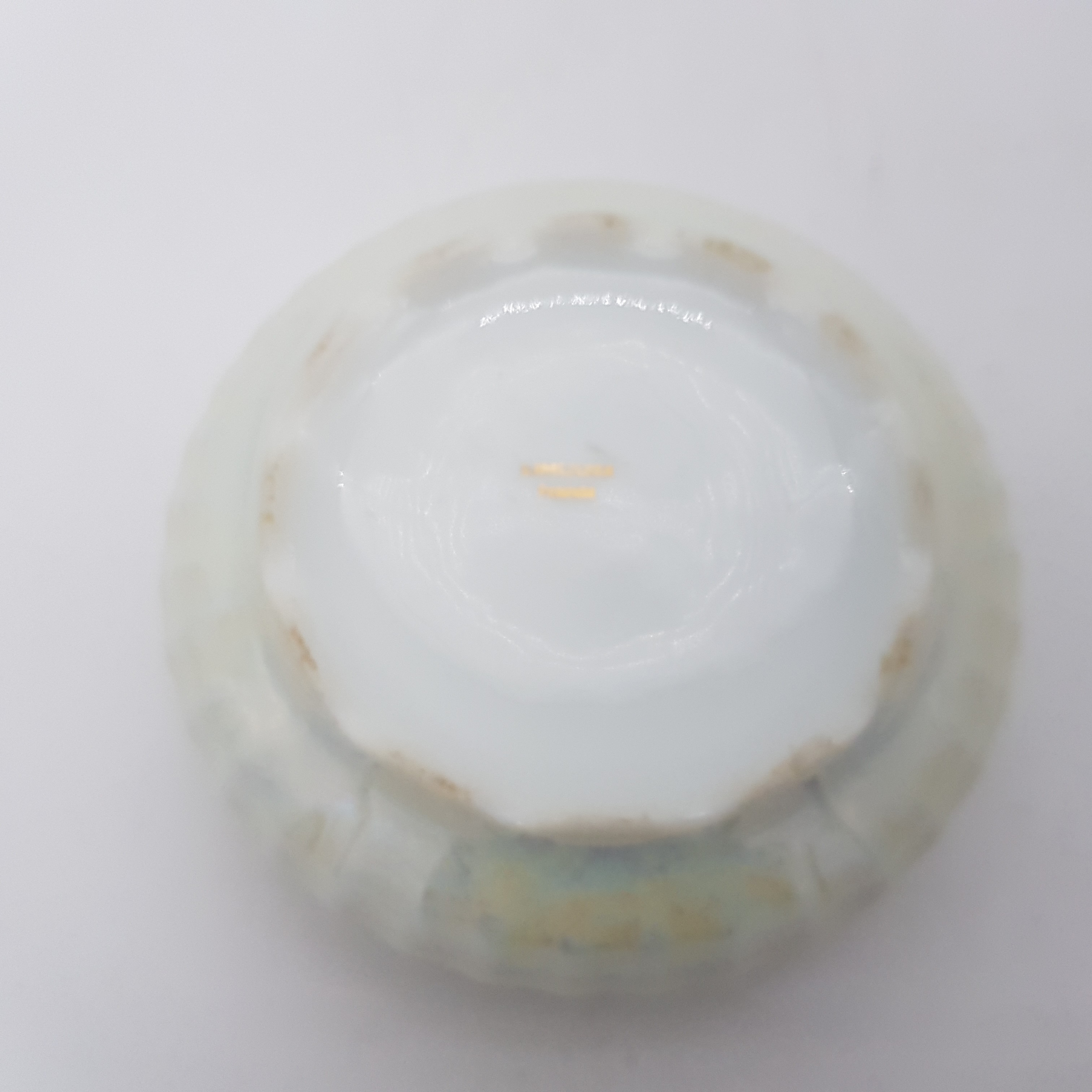 Bonbonnière ou boite à bijoux ornée de Napoléon Bonaparte et Joséphine de Beauharnais - en porcelaine de Limoges Bon état - Vue 5 - 