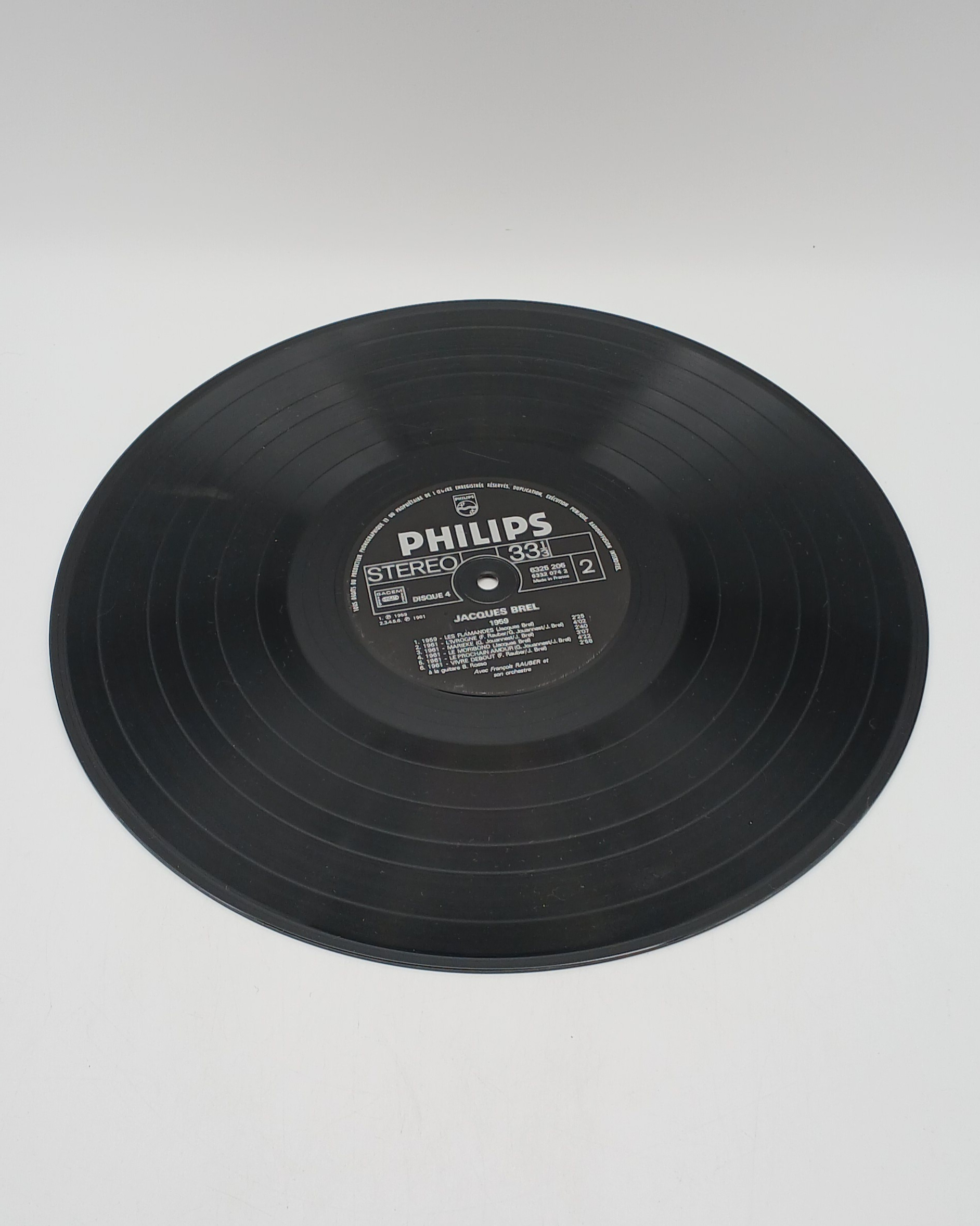 Vinyle 33 Tours (LP) - Jacques BREL L'intégrale de 1954 à 1962 Très bon état - Vue 8 - 