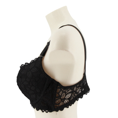 Soutien gorge noir avec armatures - 95C - Photo 2