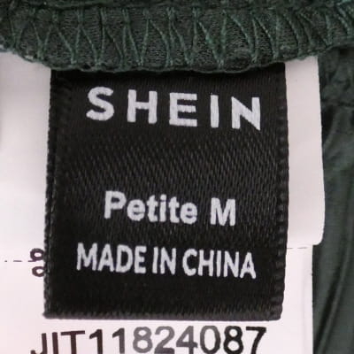 Pantalon fluide vert - femme - Shein - taille petit M - Photo 4