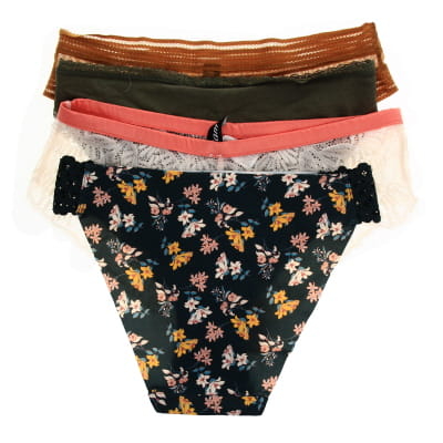 Lot de 4 culottes panachées - Femme - Taille XS - Photo 1