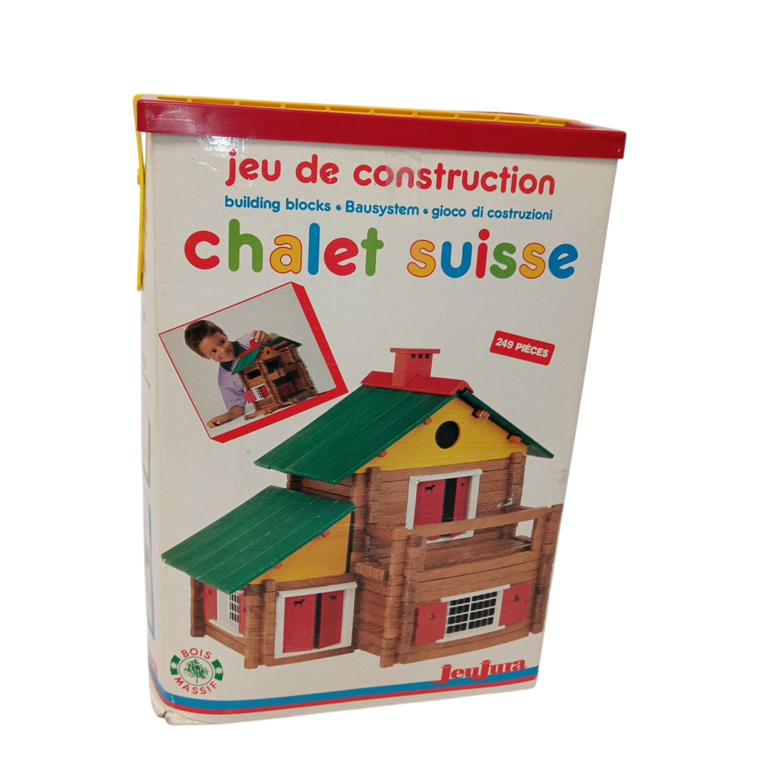 Acheter Baril Chalet en bois suisse Jeu Jura Très bon état - 11,00 € Baril Chalet en bois suisse Jeu Jura Très bon état - reconditionné disponible sur Label Emmaüs