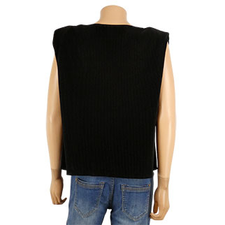 Blouse noire à rayures - femme - Kiabi - taille S - Photo 2