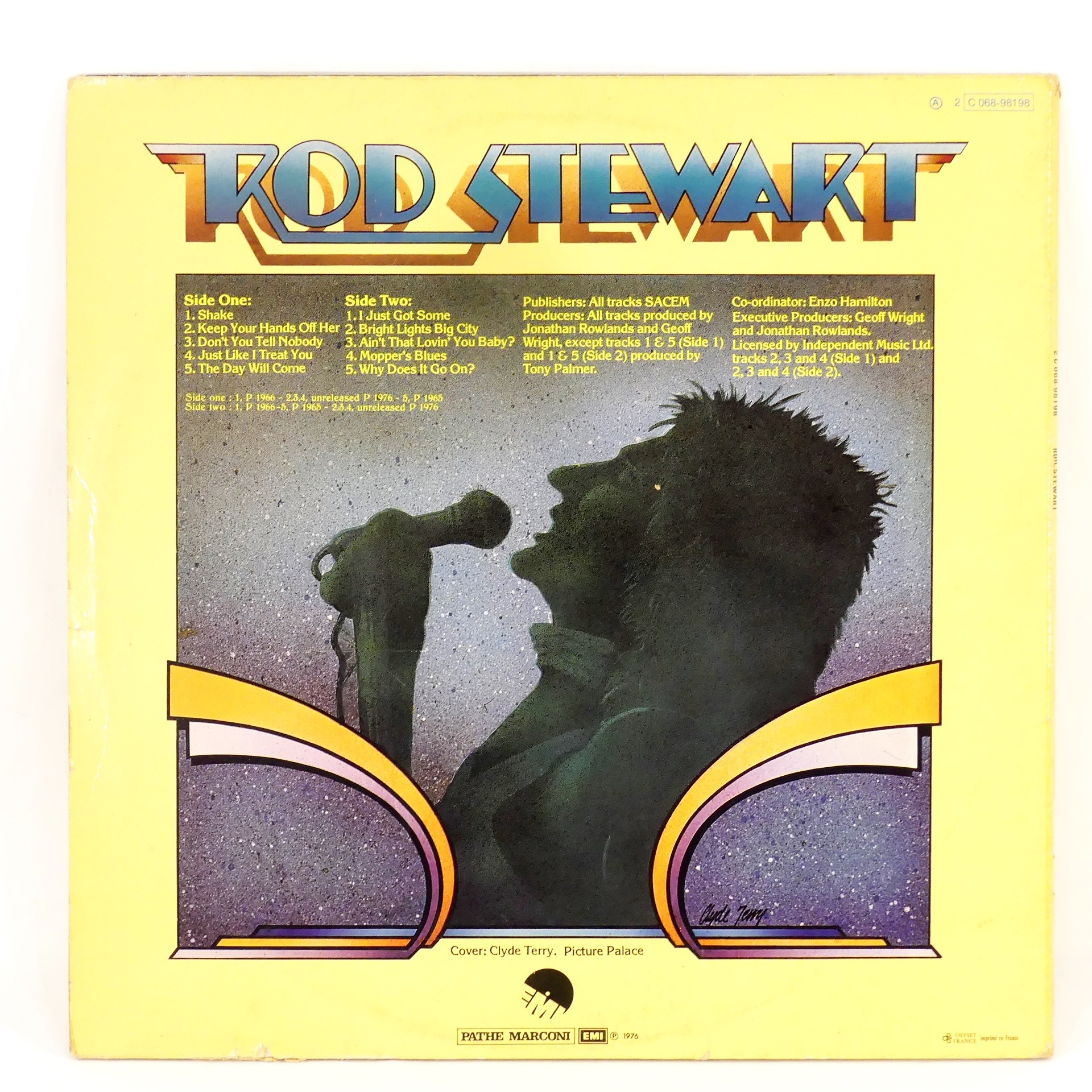 Vinyle - Rod Stewart - A Shot of Rythm and Blues - 1976 Bon état - Vue 3 - 