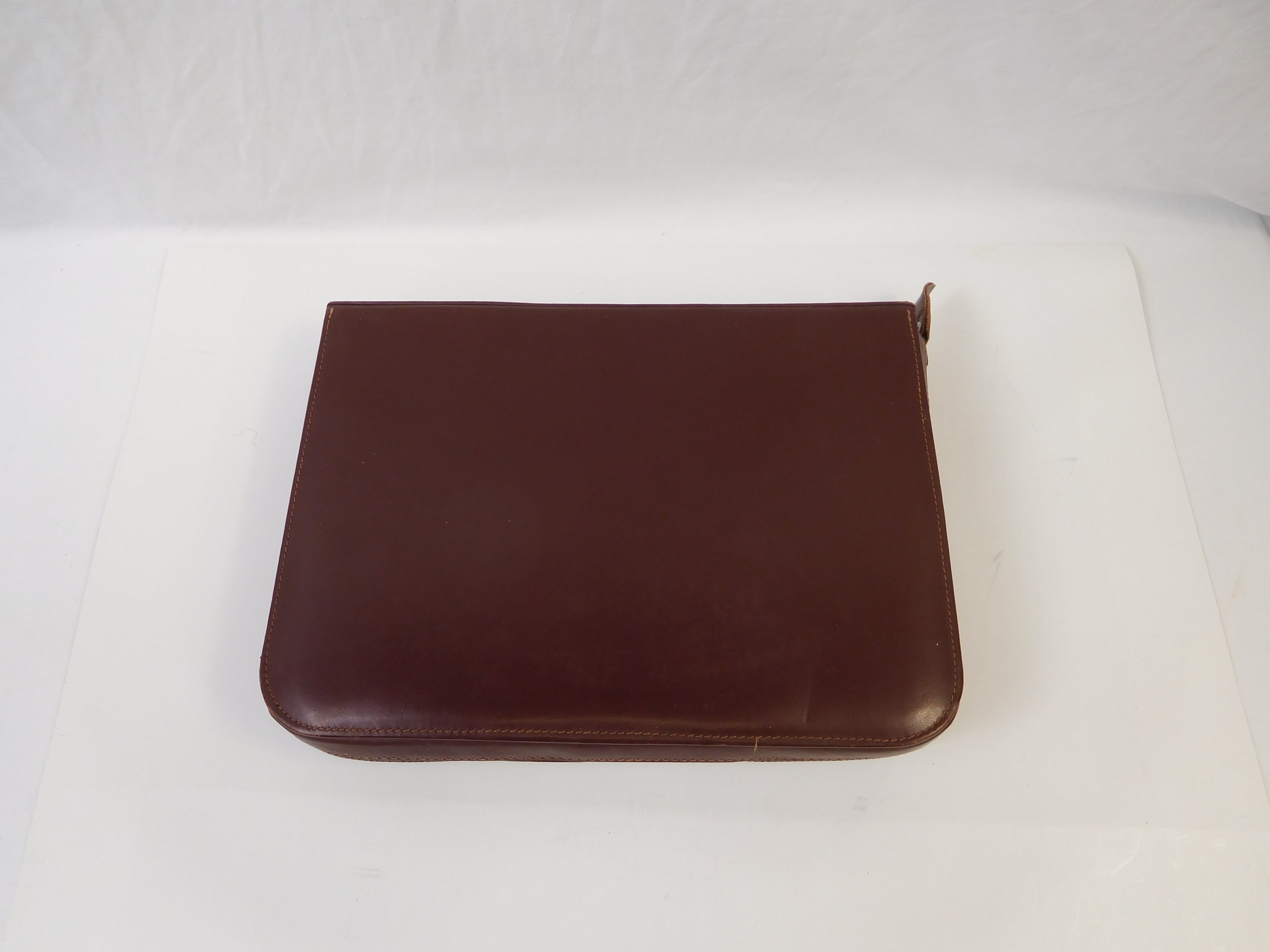 Ensemble De Toilette Vintage Cuir / Métal Argenté - Complet Et Élégant°° - Photo 3